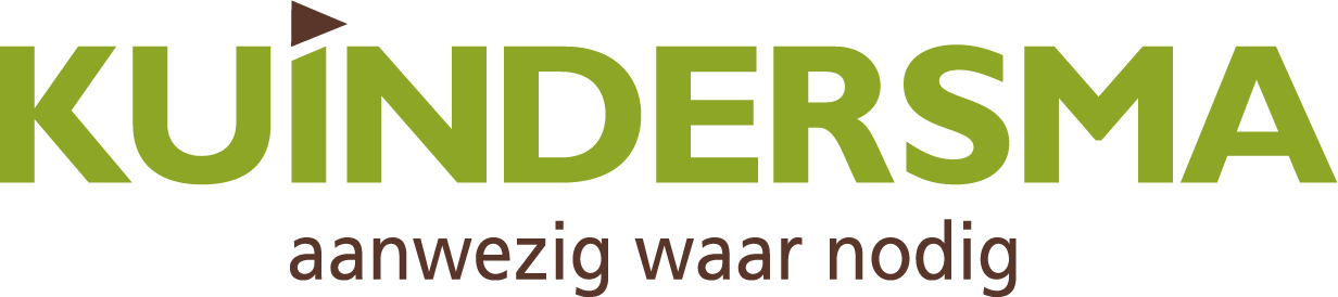Logo van kinderopvangbedrijf KUIK DERSMA met de slogan 'aanwezig waar nodig' eronder.