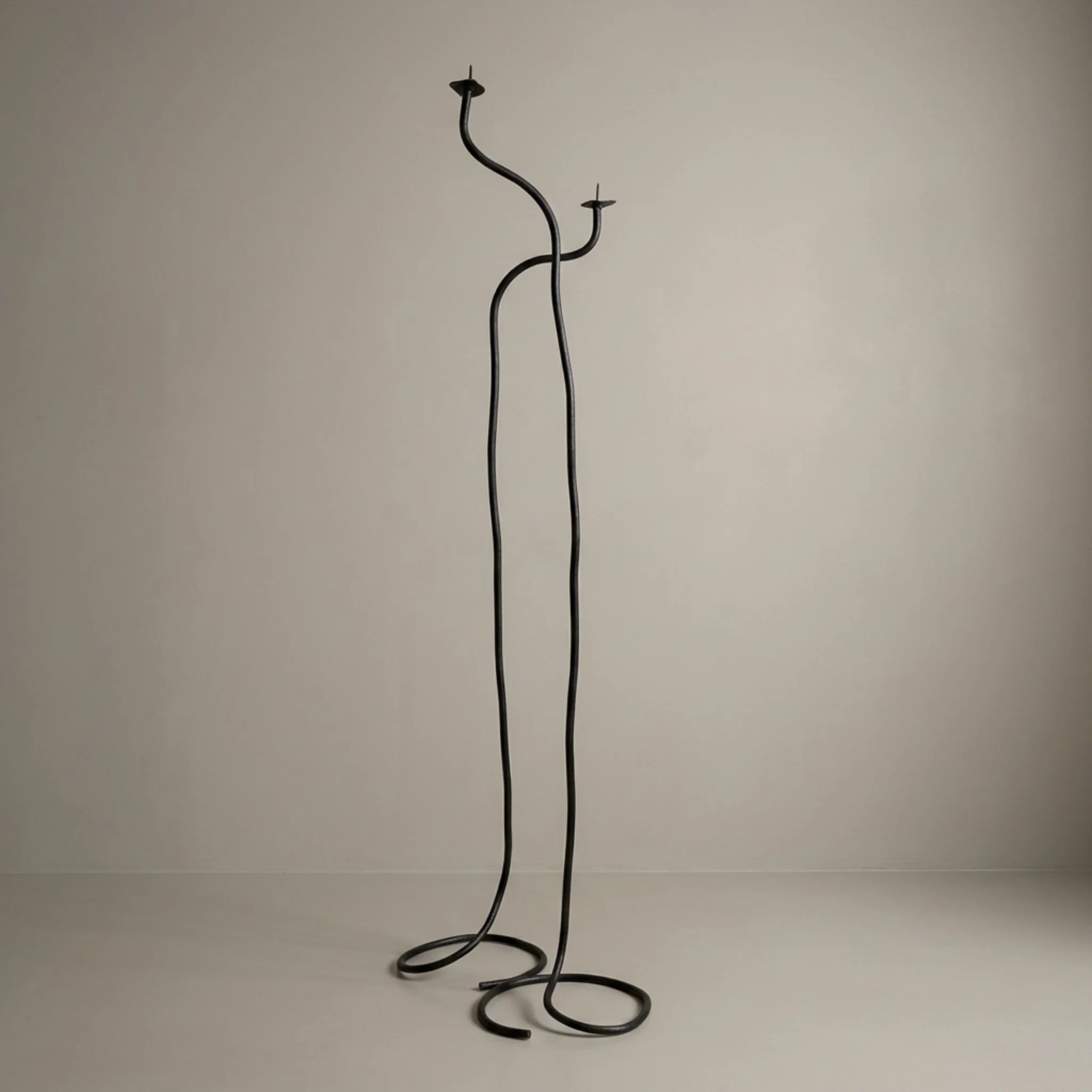 Coppia di candelabri fatti a mano