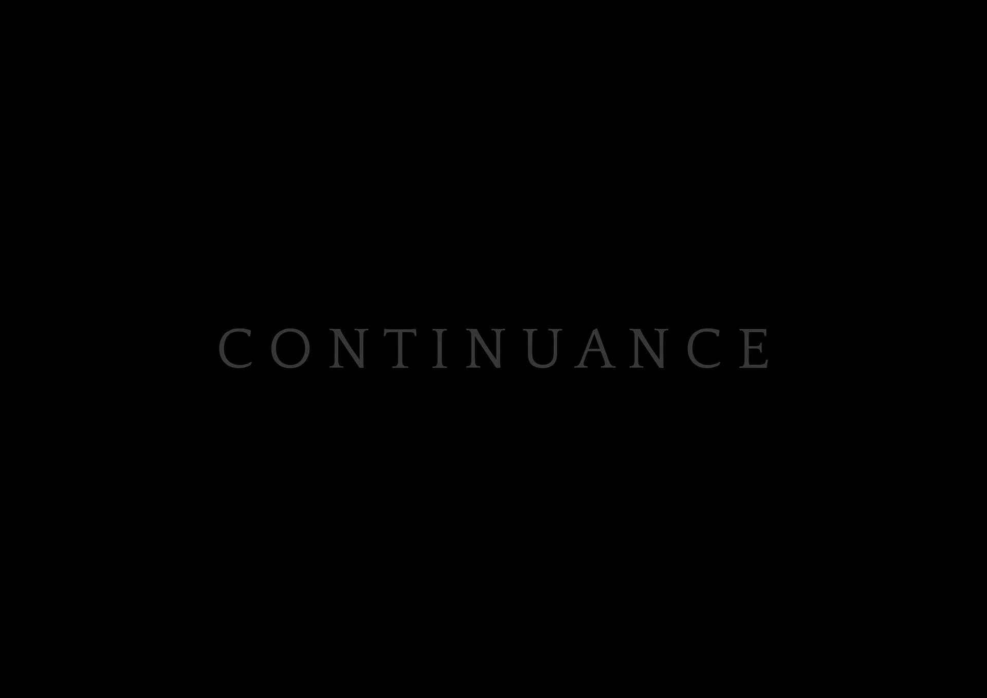 Cover of the photo booklet “Continuance”