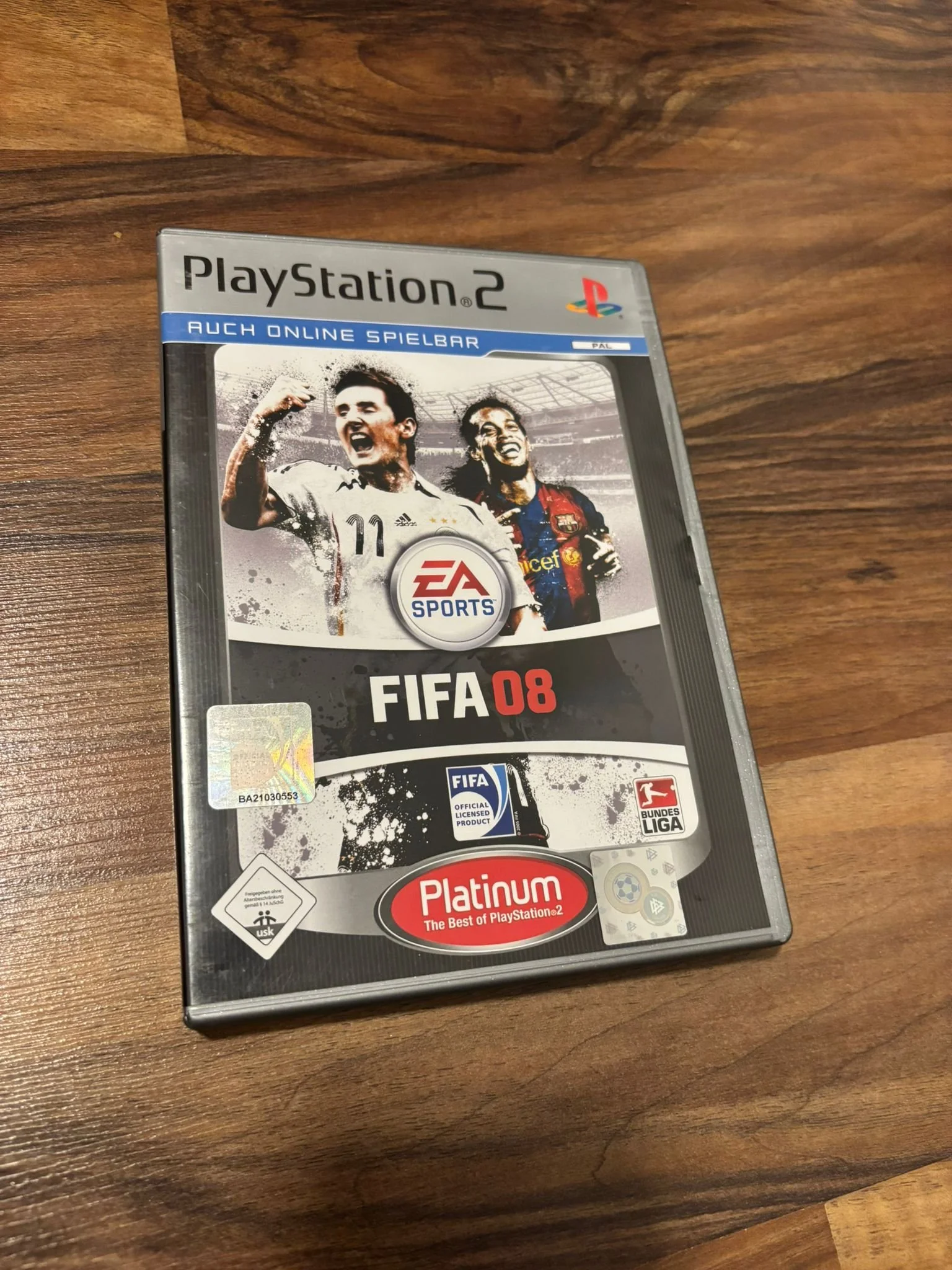 PlayStation 2 – FIFA 08 Platinum – Gebraucht