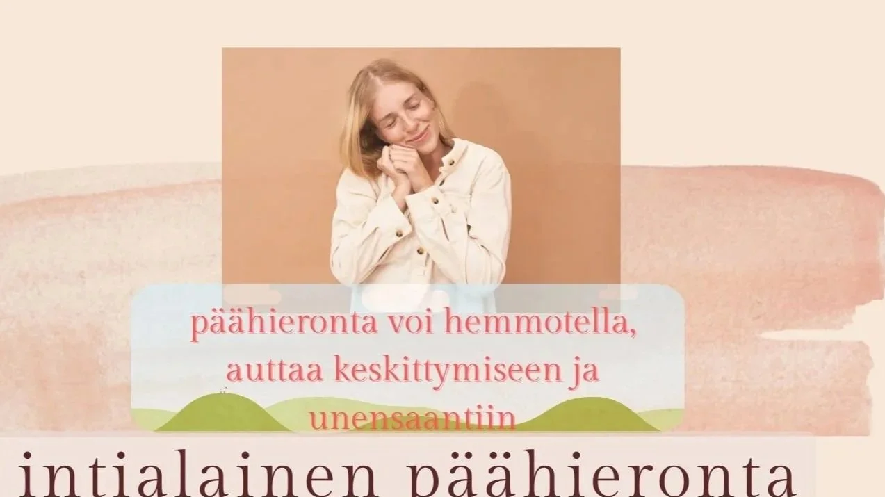 stressipesu, kuopio, intialainen päähieronta, rentoutushoito, apua unettomuuteen, niska-hartia kiristykset