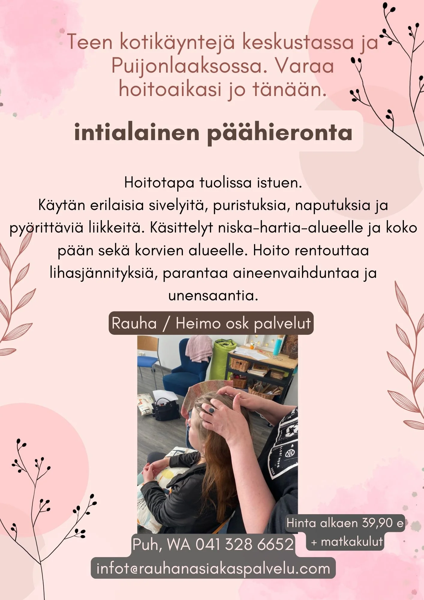 Kuopio intialainen päähieronta