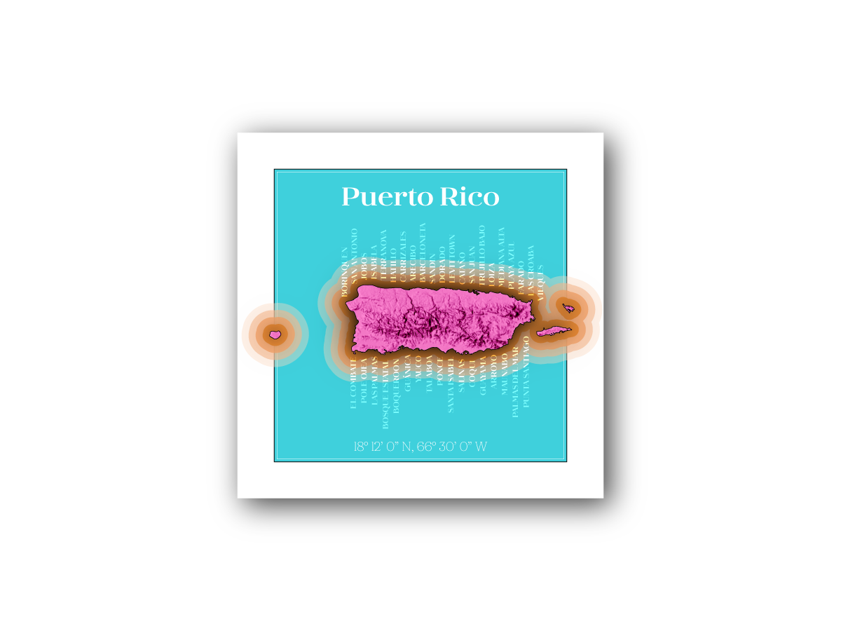 The places of Puerto Rico