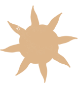 Soleil sable de l'univers illustratif de A&L