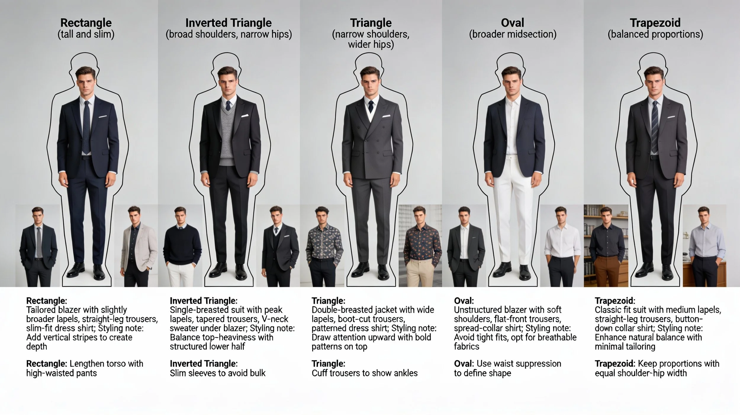 Men's Body Shape and Proportional Dressing – Tailoring for Your Build