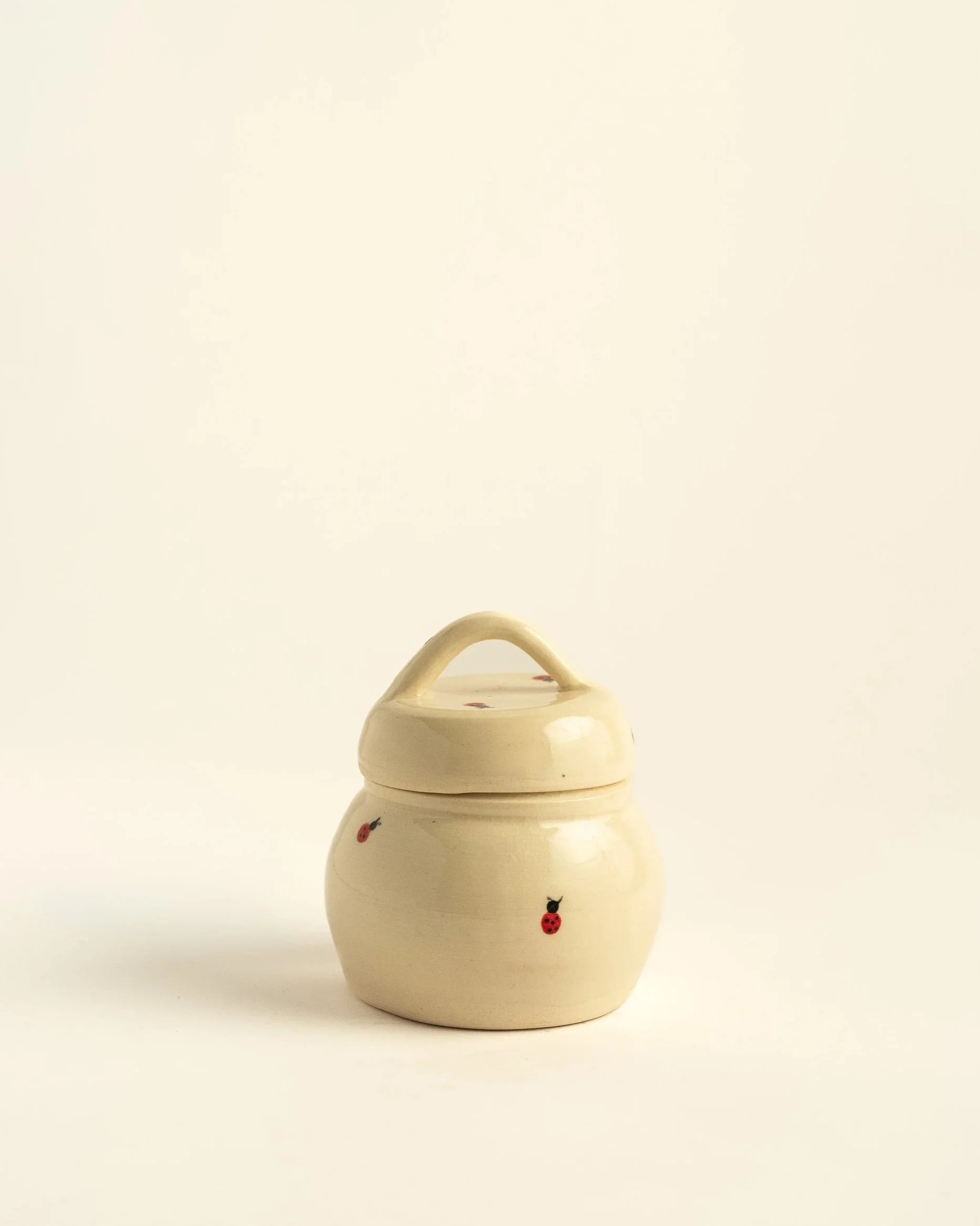 Ladybug Sugar Jar