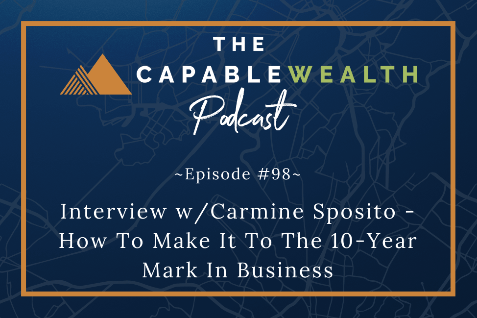 Ep 098: Interview w/Carmine Sposito – How To Make It To The 10-Year Mark In Business