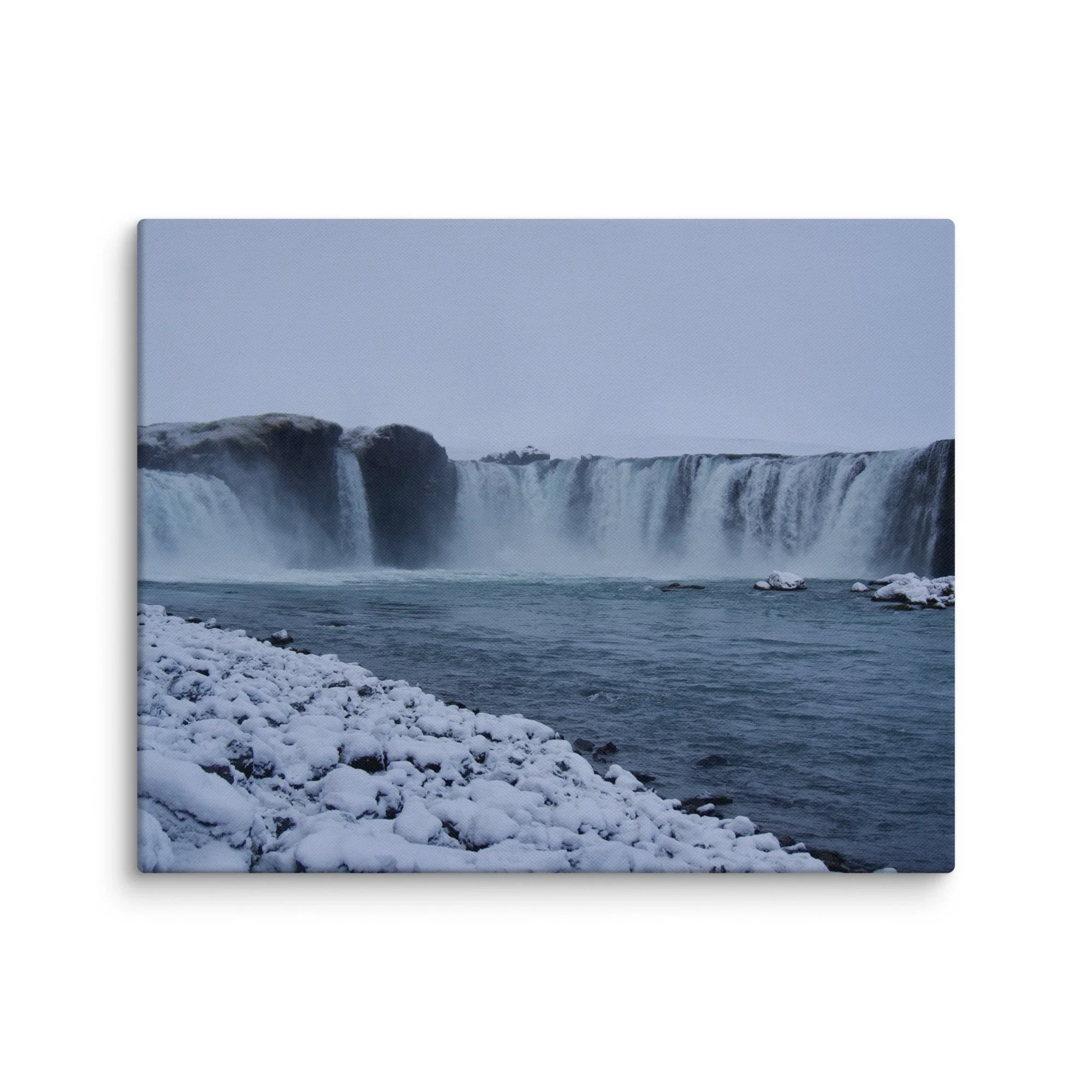 Godafoss Waterfall – Gallery Canvas Print