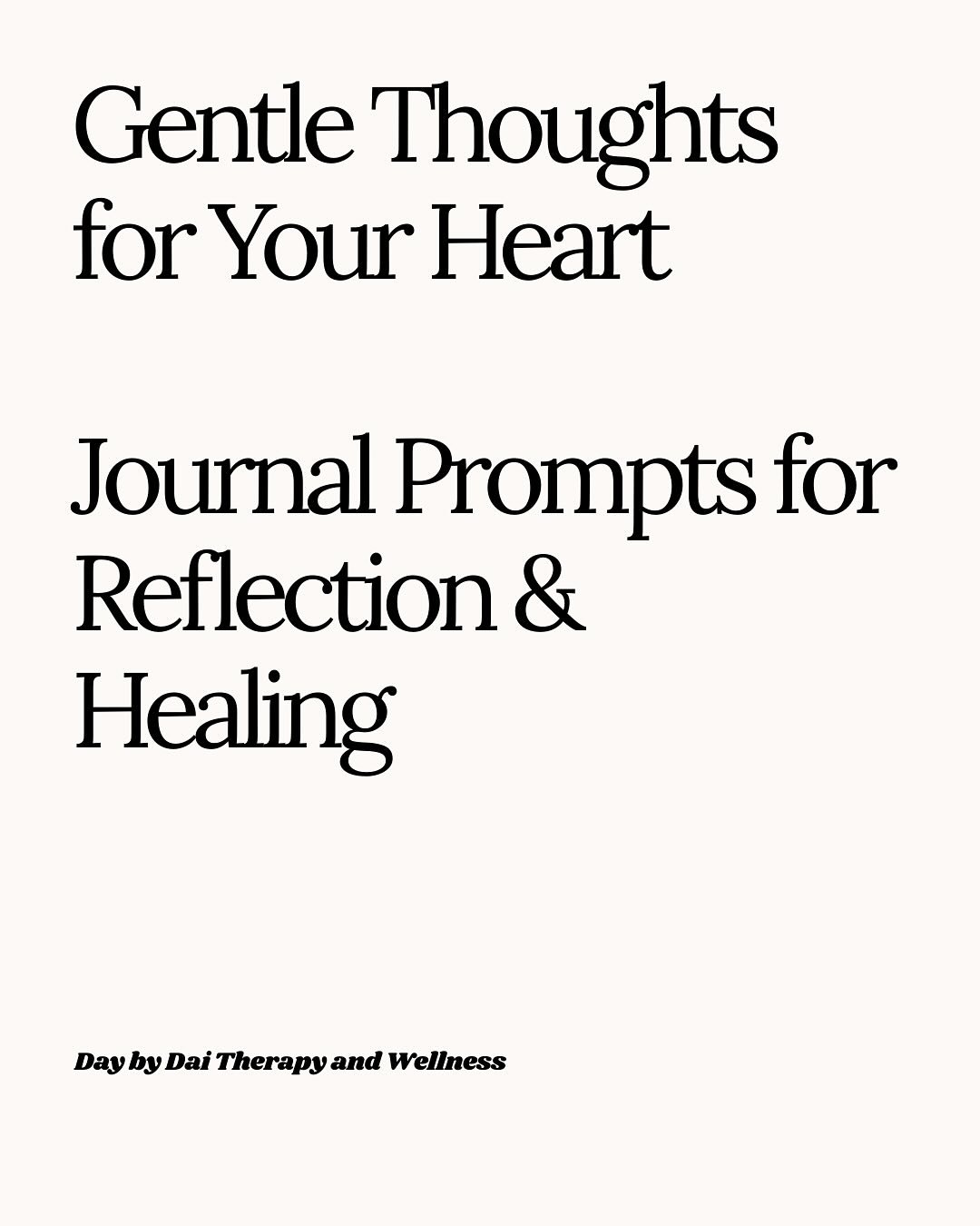 Soft reminders🤍
Gentle healing🌱
Honest reflection📝

Take what you need, write what you feel, and give your heart the space it deserves -Dai 💚

#journalprompts #copingskills #mentalhealthawareness #selfcare #creatorsearchinsights #mindfulness #slo