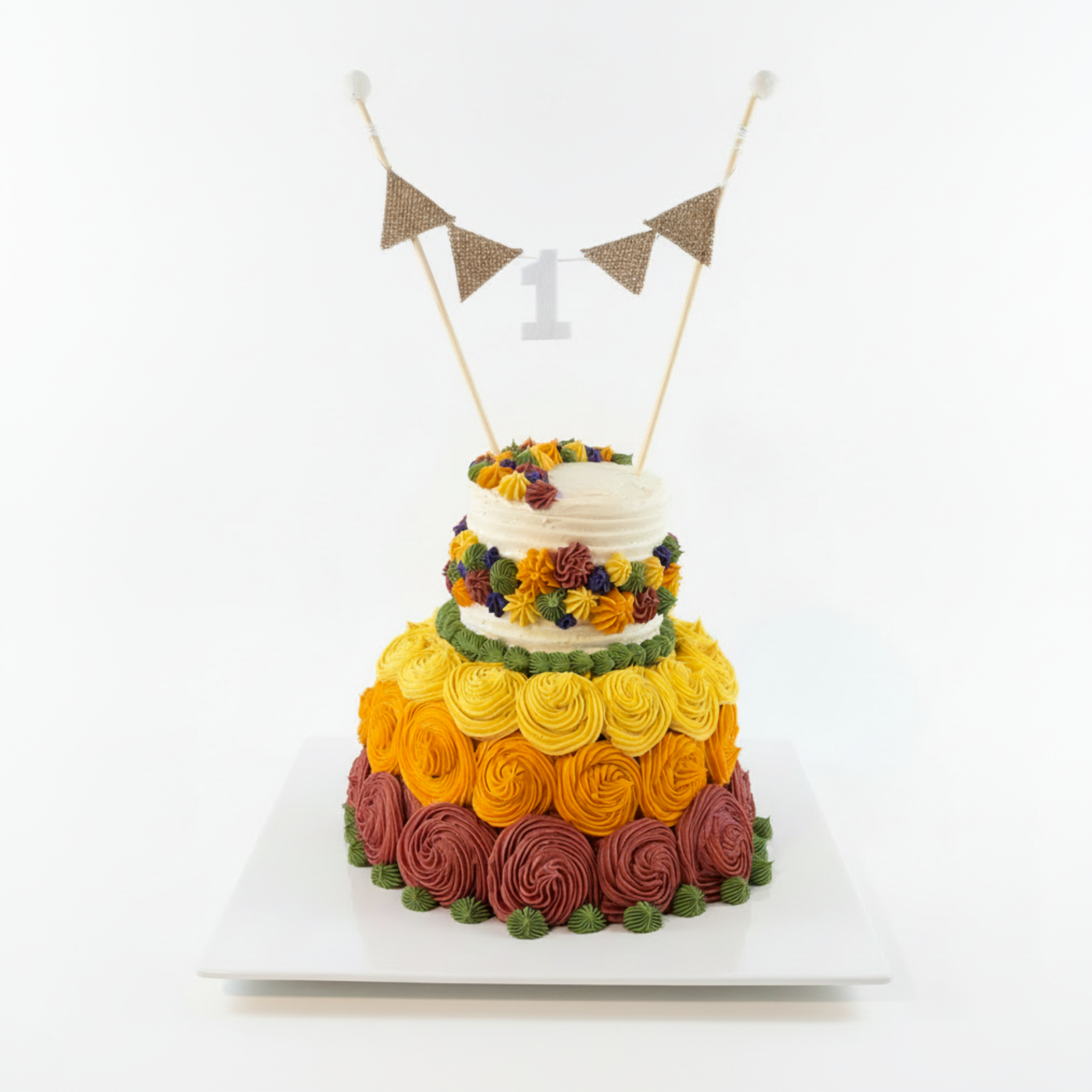 1st Birthday - Top Tier Smash Cake