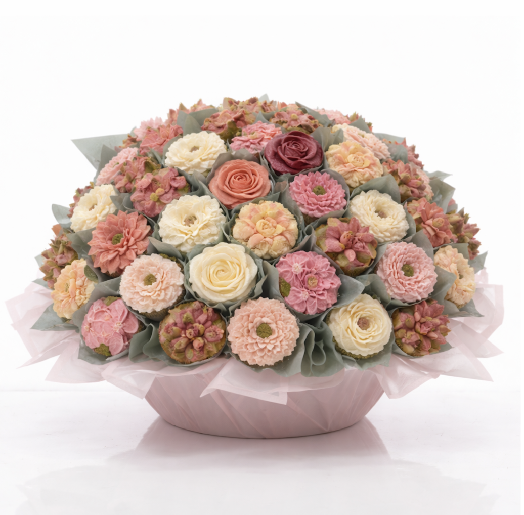 Heirloom Floral Cupcake Dome (100 Count)