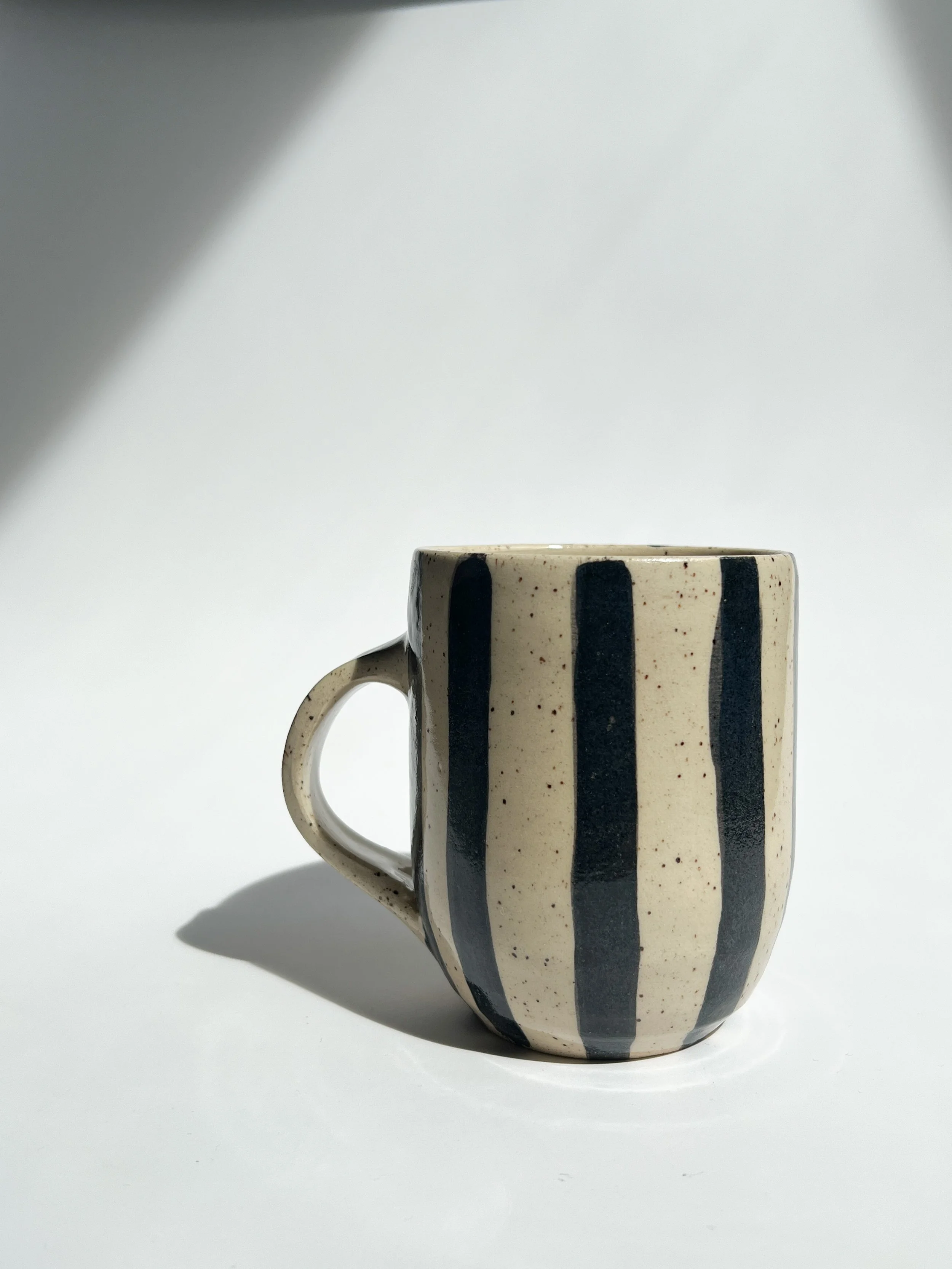 Striped Ceramic Mug