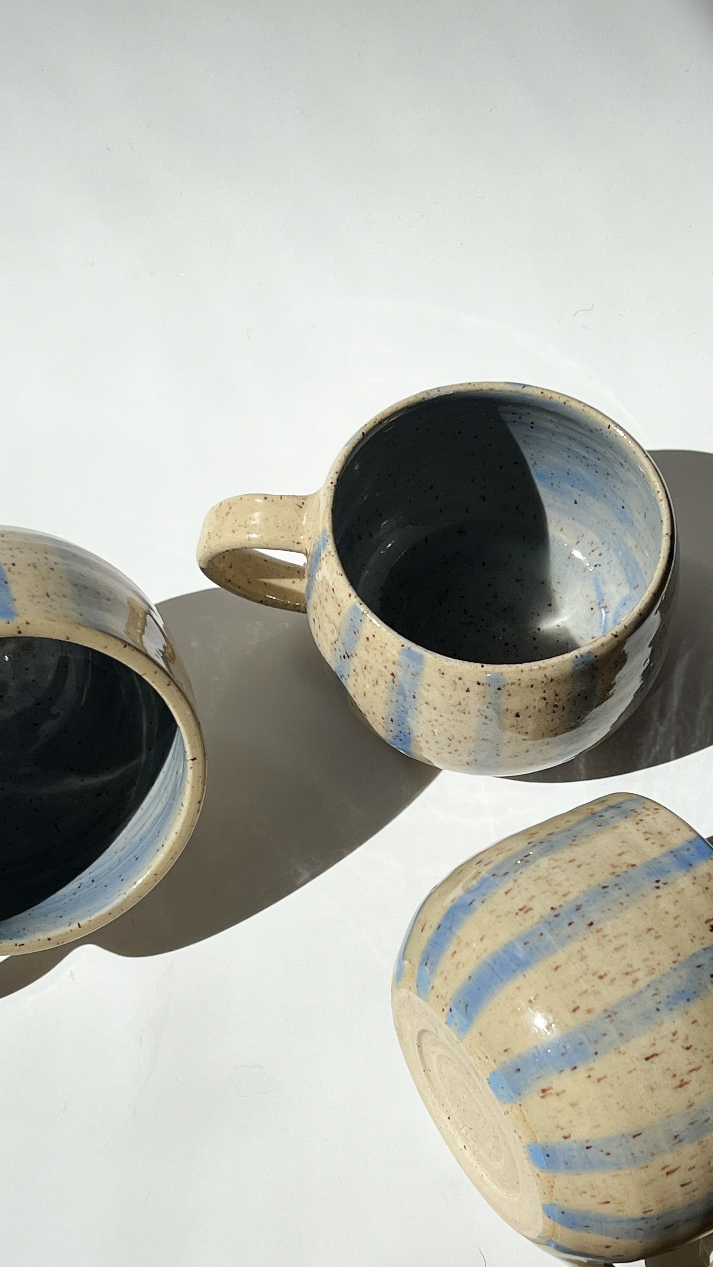 Blue Striped Mug