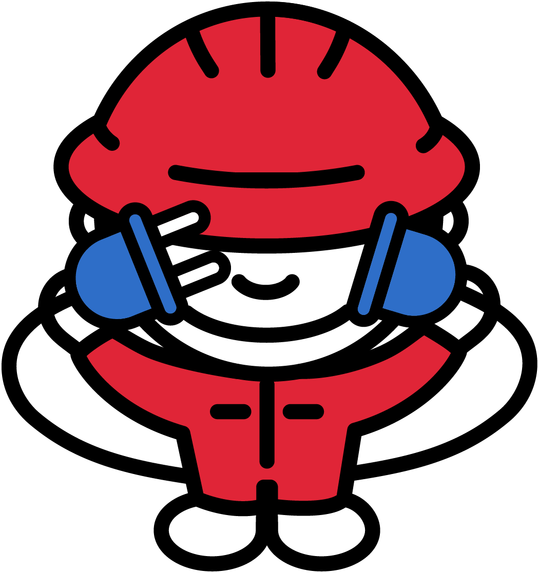 Ilustración de electricista con casco de seguridad y conectores eléctricos, representando servicios profesionales de instalación eléctrica realizados por electricista autorizado en Valencia.