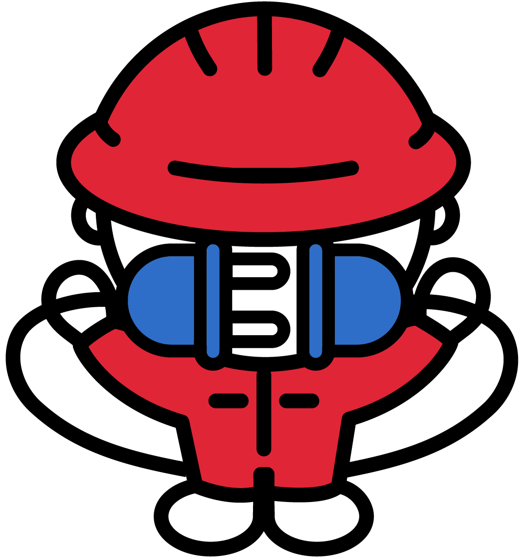 Ilustración de electricista con equipamiento de trabajo, que representa servicios de reparación y mantenimiento eléctrico realizados por electricista autorizado en Valencia.