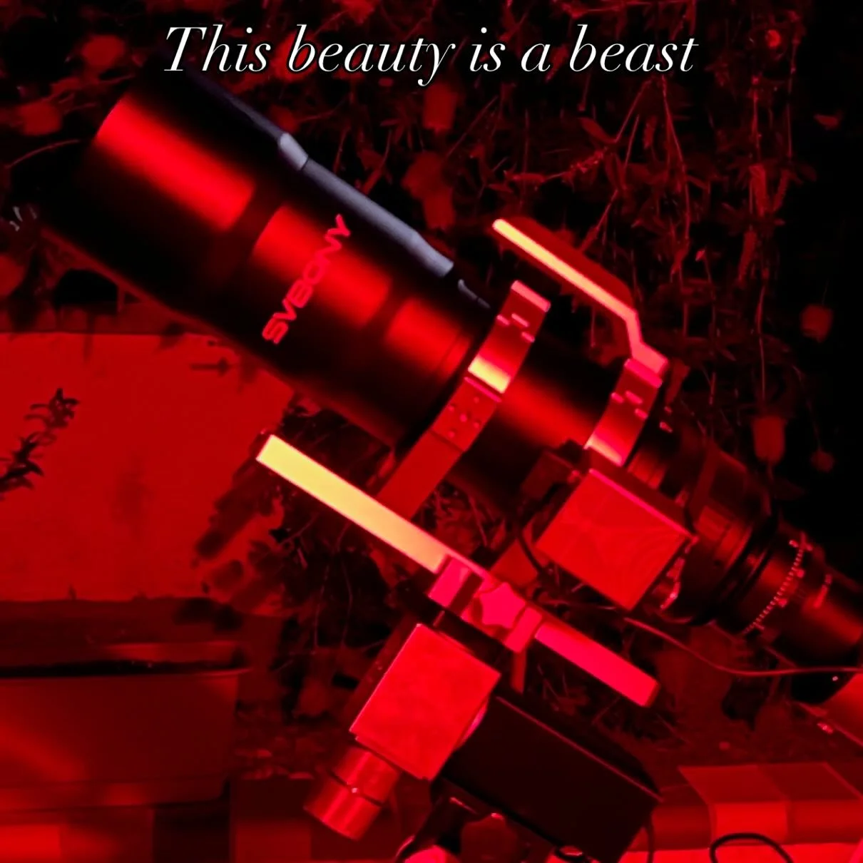 Doing some pre production testing for @svbony  this is a fascinating piece of equipment.