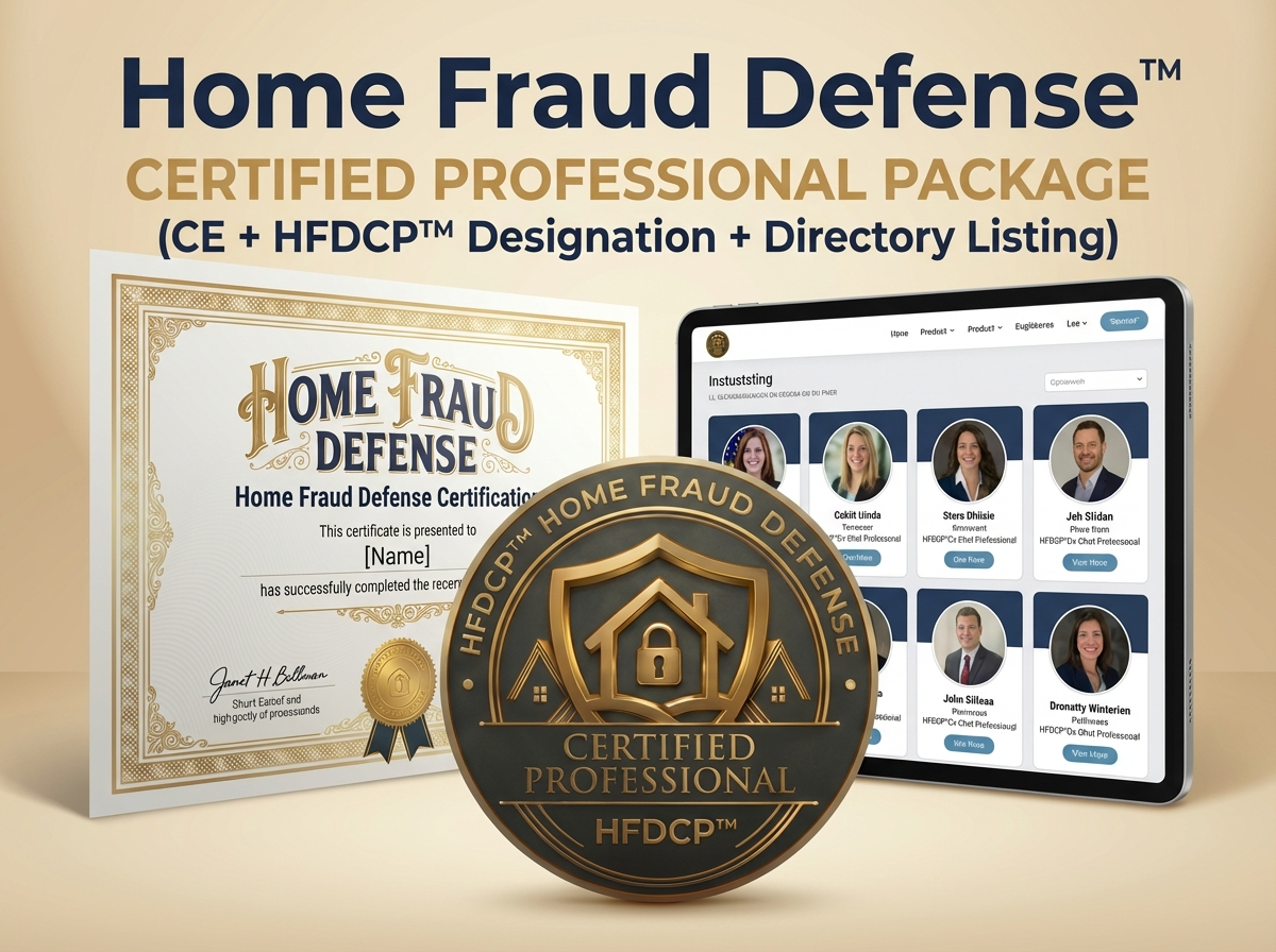 CE CREDIT + HFDCP™ DESIGNATION + DIRECTORY LISTING  Monthly