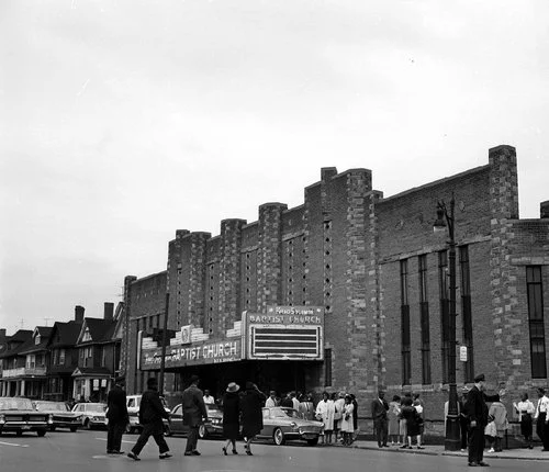 Detroit churches where Malcolm X delivered early public sermons.