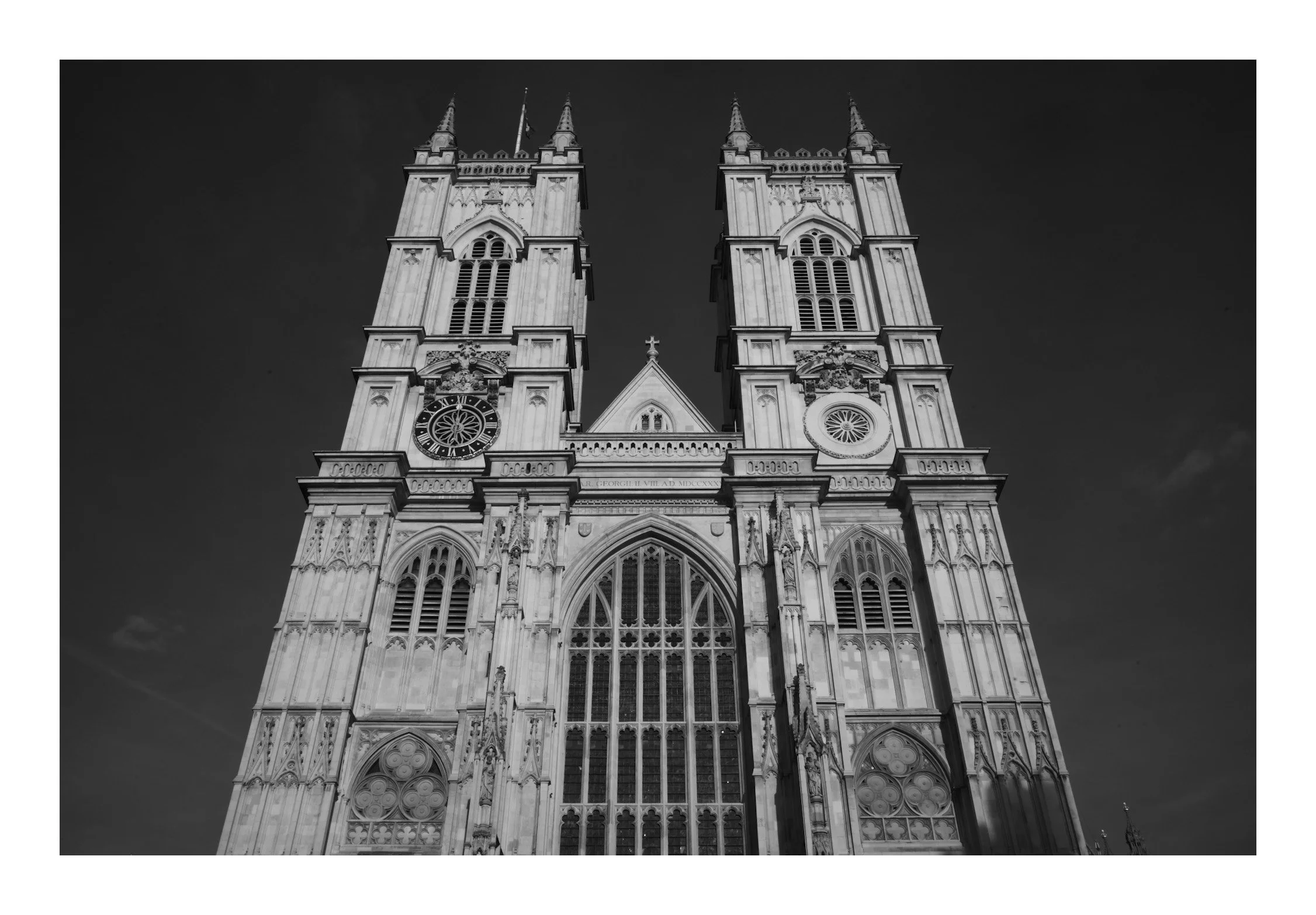 At Westminster Abbey, centuries of history and gothic grandeur stand in quiet contrast to the movement of the modern city.