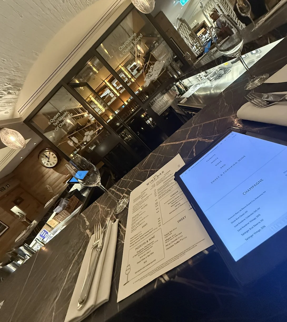 Bar at Fortnum & Mason
