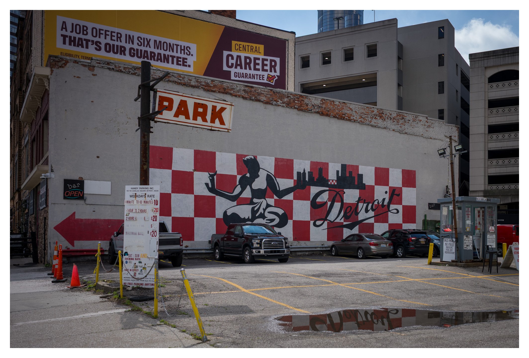 Detroit proudly embraces its identity, where history, art, and industry come together in unexpected places. Murals like this remind visitors that the city's spirit is as bold and resilient as the people who call it home.
