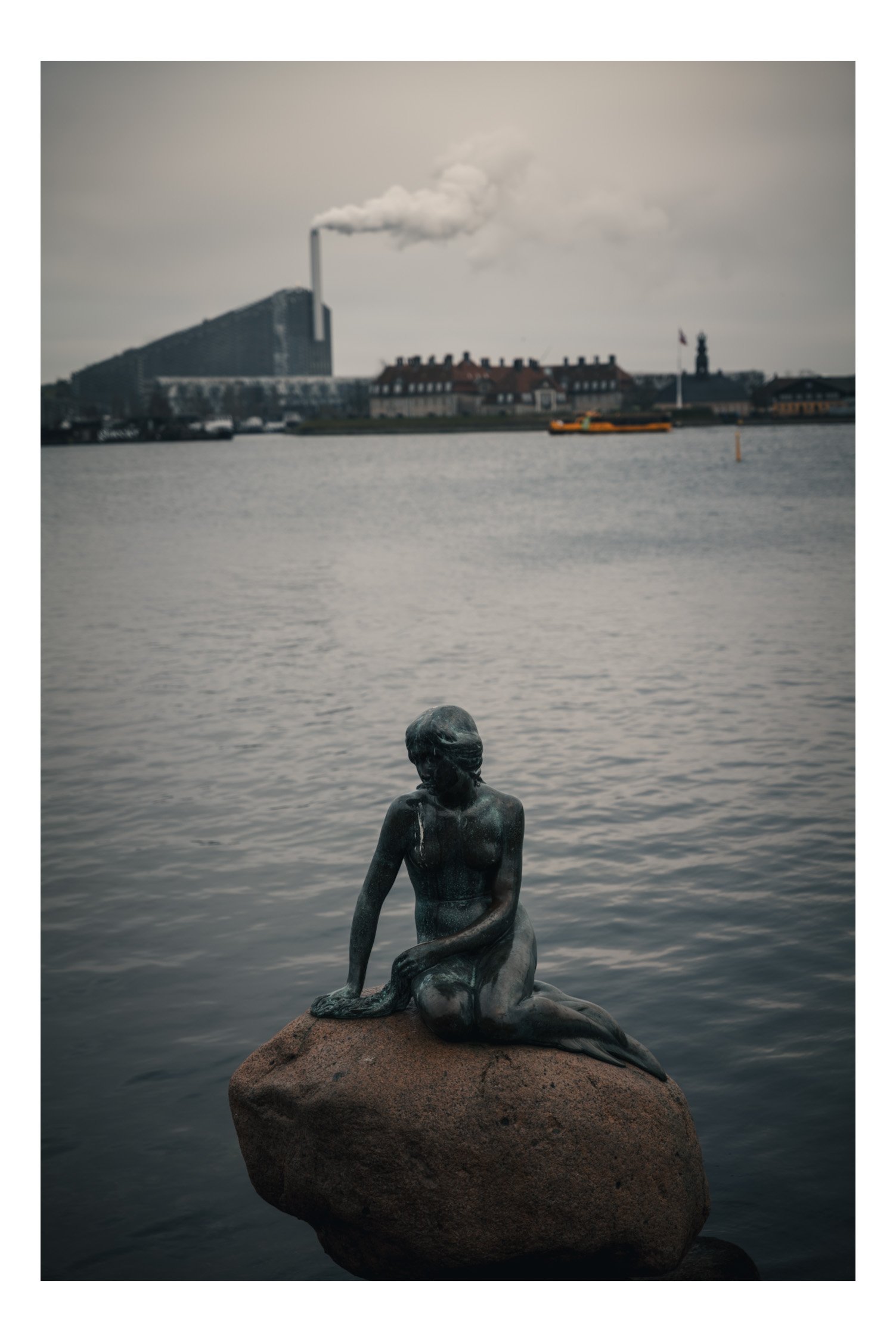 The Little Mermaid is one of Copenhagen’s most iconic sights. Sitting quietly on a rock by the water, she looks delicate and almost human, inspired by Hans Christian Andersen’s famous fairytale. Simple, small, and poetic — but somehow unforgettable.
