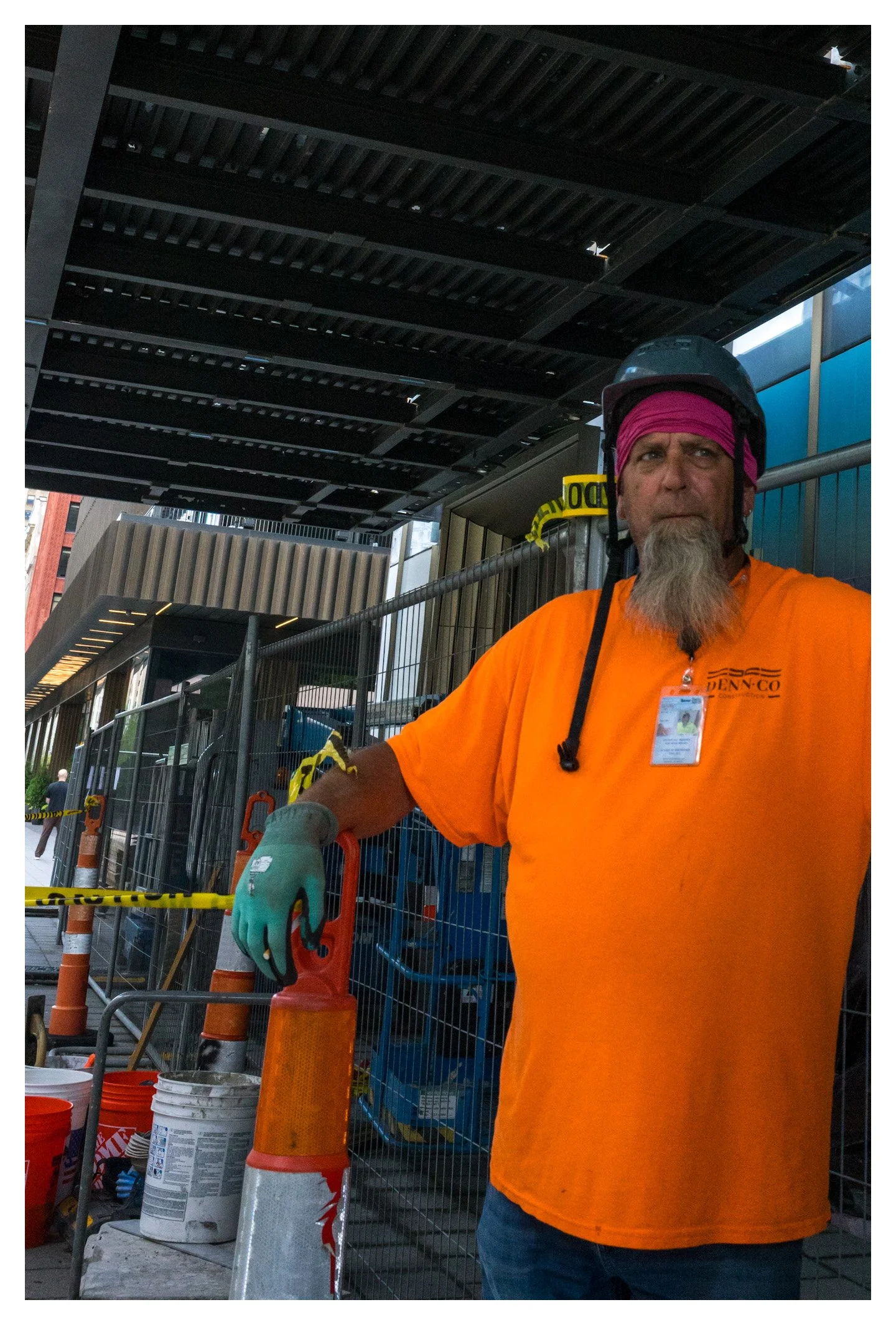Construction workers are part of the rhythm of every growing city, shaping the skyline one project at a time. This portrait captures a quiet moment of determination behind the constant transformation of downtown Detroit.