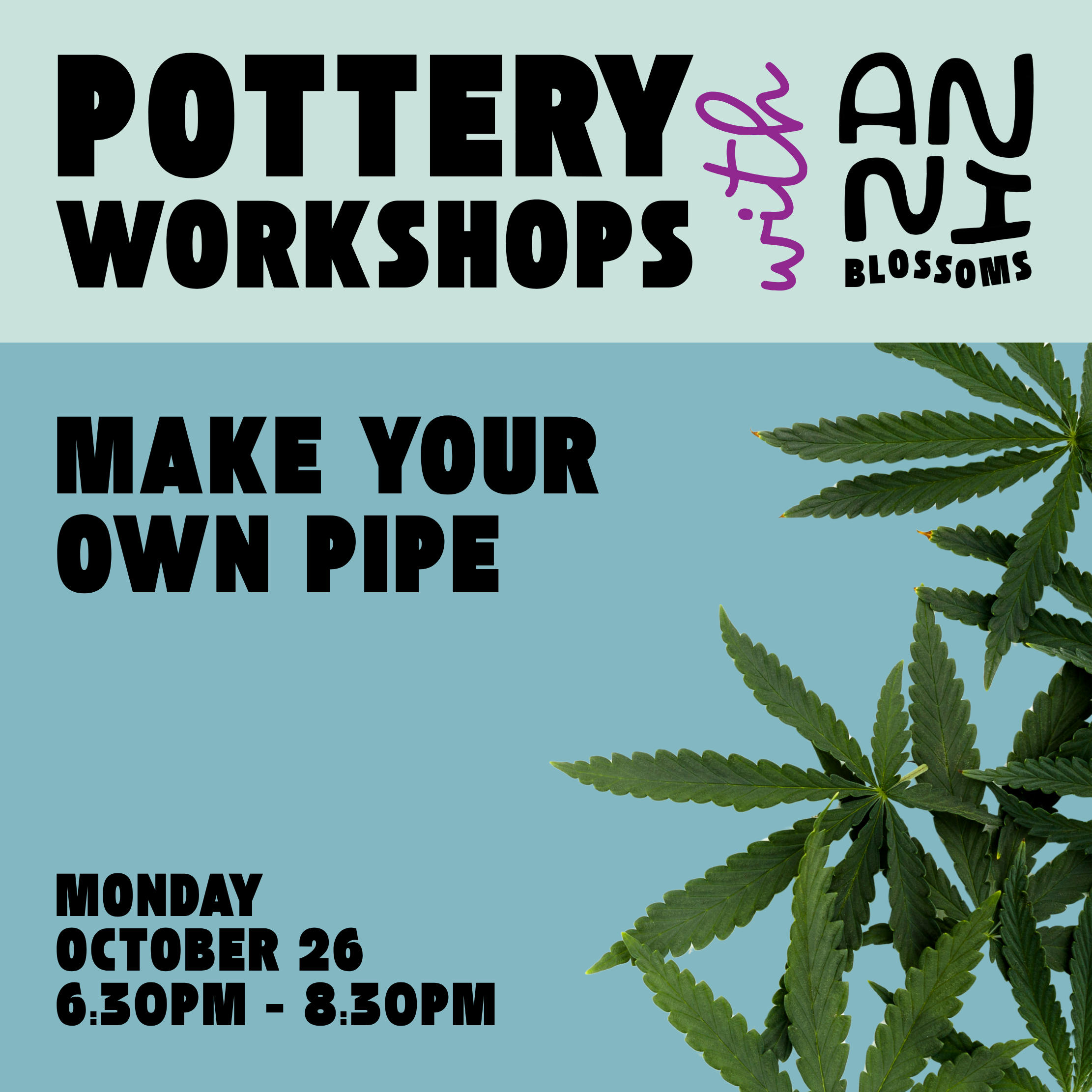 Pottery Workshop: Make Your Own Pipe