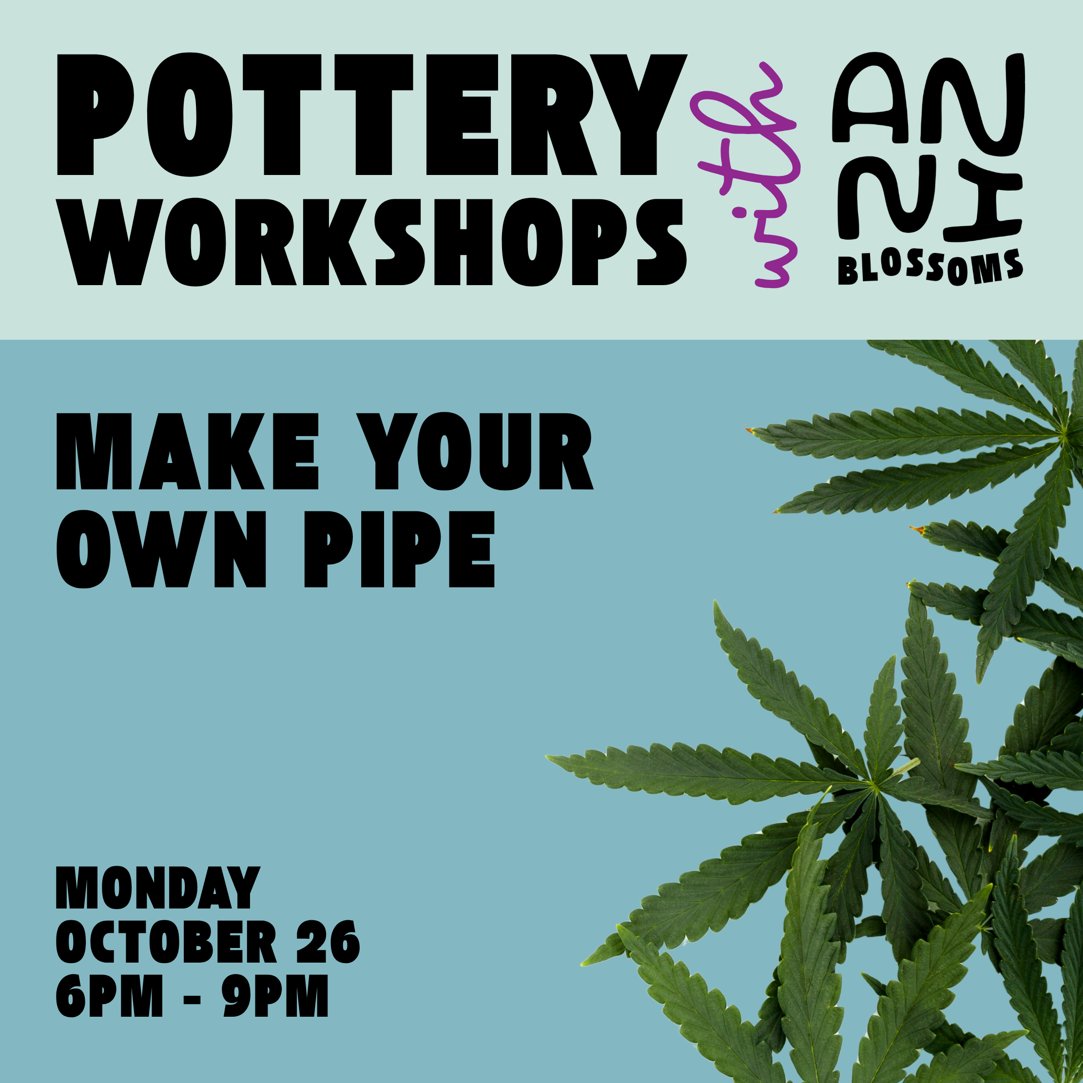 Pottery Workshop: Make Your Own Pipe
