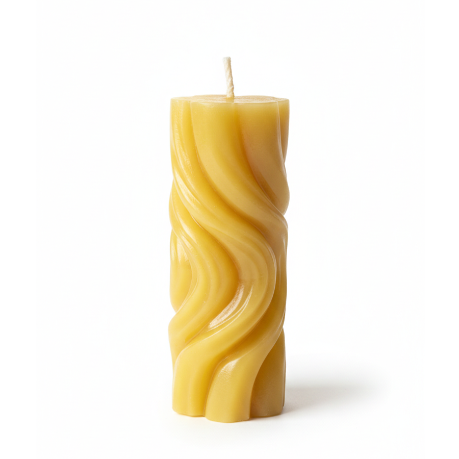 SHAKTI Spiral Beeswax Candle