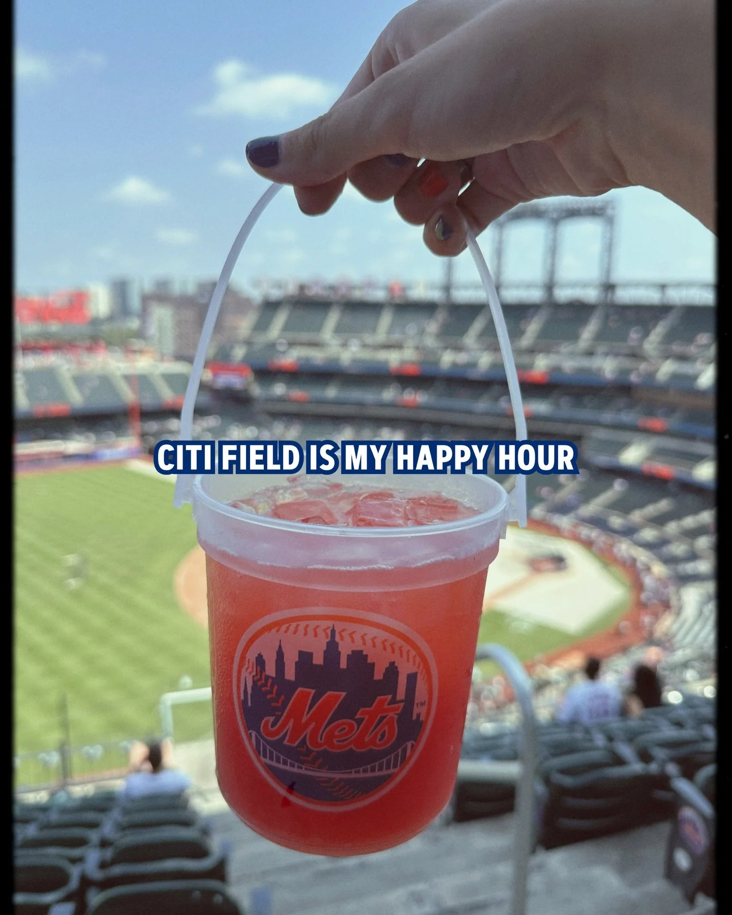 Happy Saturday! Mentally at Citi Field, drink in hand. 🥂

#CitiField #LGM #MetsFans #womenwhowatchbaseball