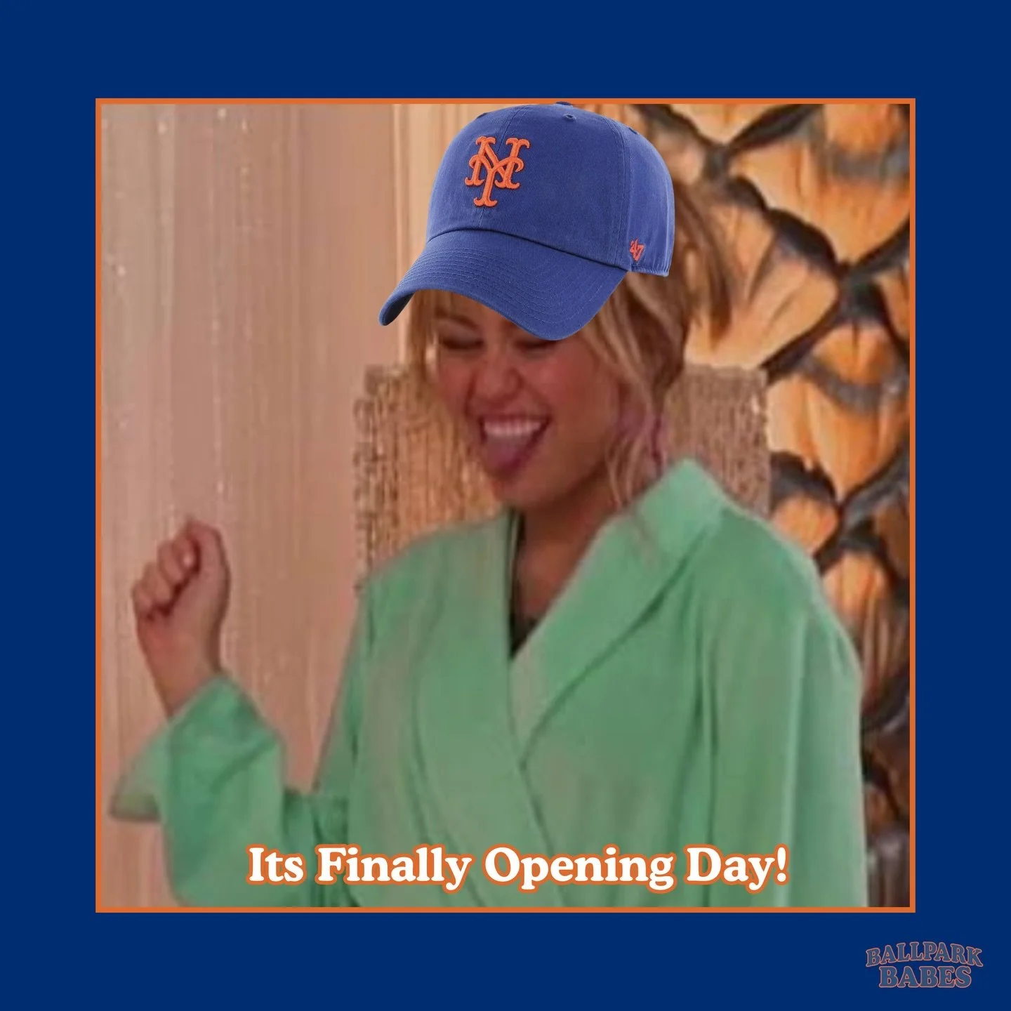 Happy Opening Day, babes. We made it, it&rsquo;s finally here! 💙🧡 

#metsfan #citifield #lgm #openingday