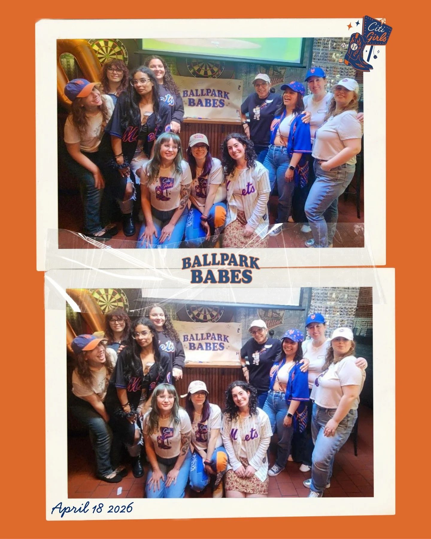 Yesterday&rsquo;s watch party was so much fun! 🥹 It was so nice seeing some familiar faces and meeting some new ones!

Thank you all for coming, I&rsquo;m so excited for more events like this 🧡💙

#ballparkbabes #LGM #metsfans