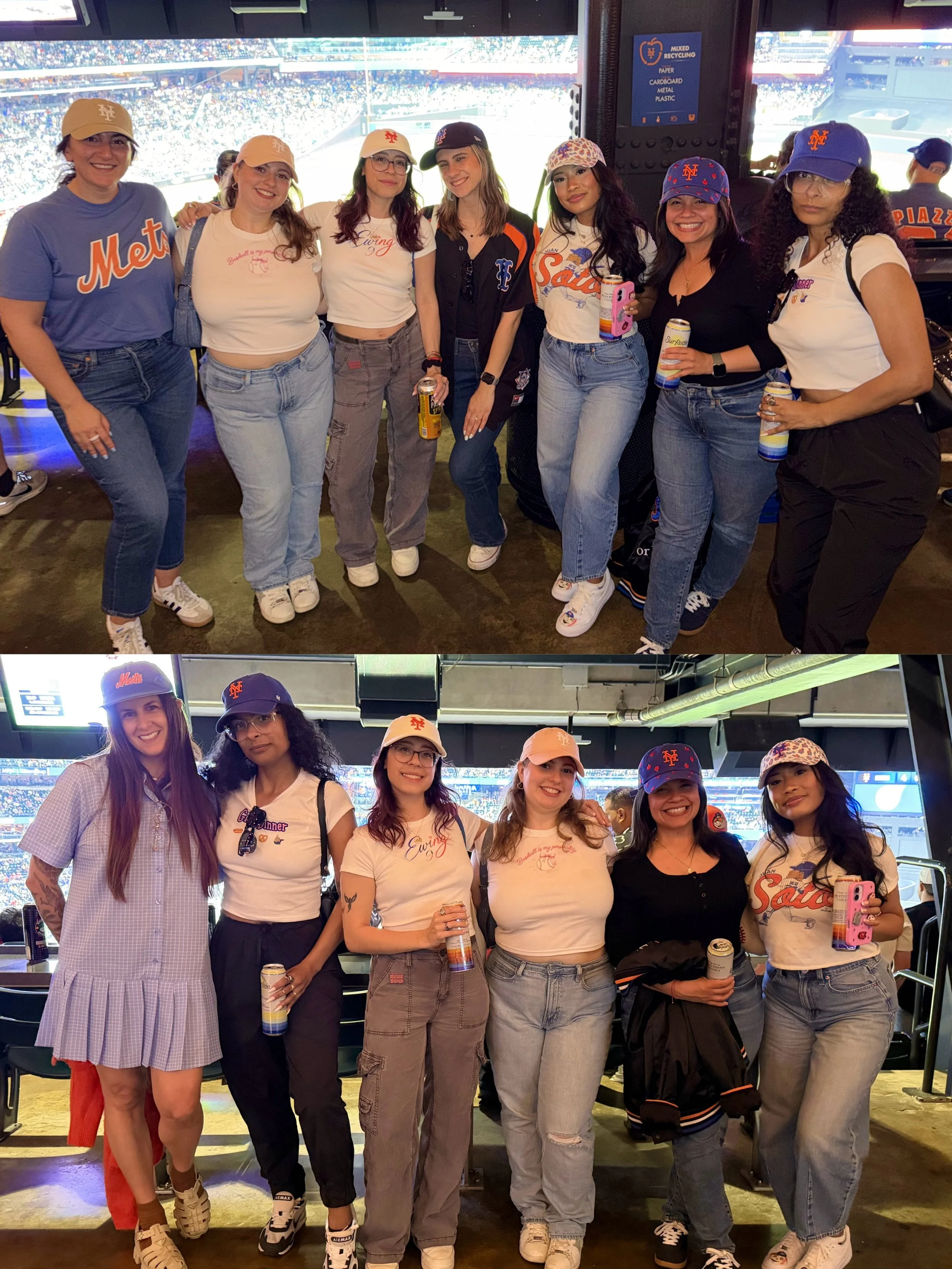 I love our Ballpark Babes game meetups! So nice finally meeting some of you in person and seeing others again! 🧡💙

#MetsFans #LGM #letsgomets #citifield