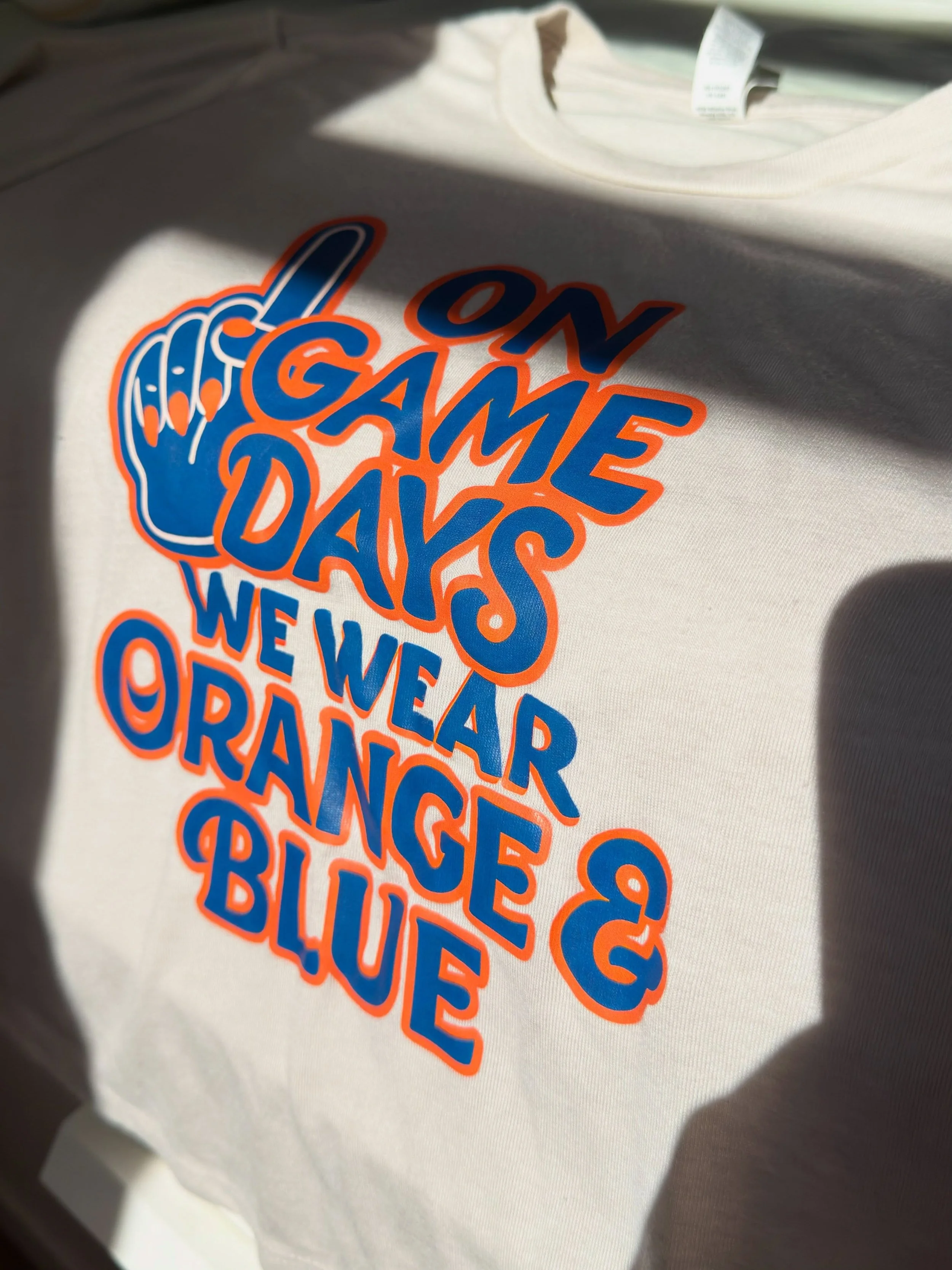 The NBA Finals start tonight. There&rsquo;s only one thing to wear: orange &amp; blue. 🧡💙

#orangeandblue #MetsFans #Knicks #letsgoknicks #nbafinals