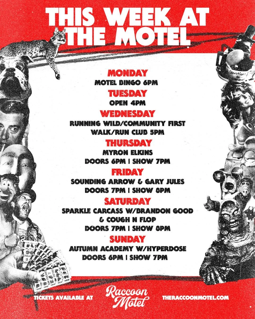 here&rsquo;s who is checking in this week 🦝