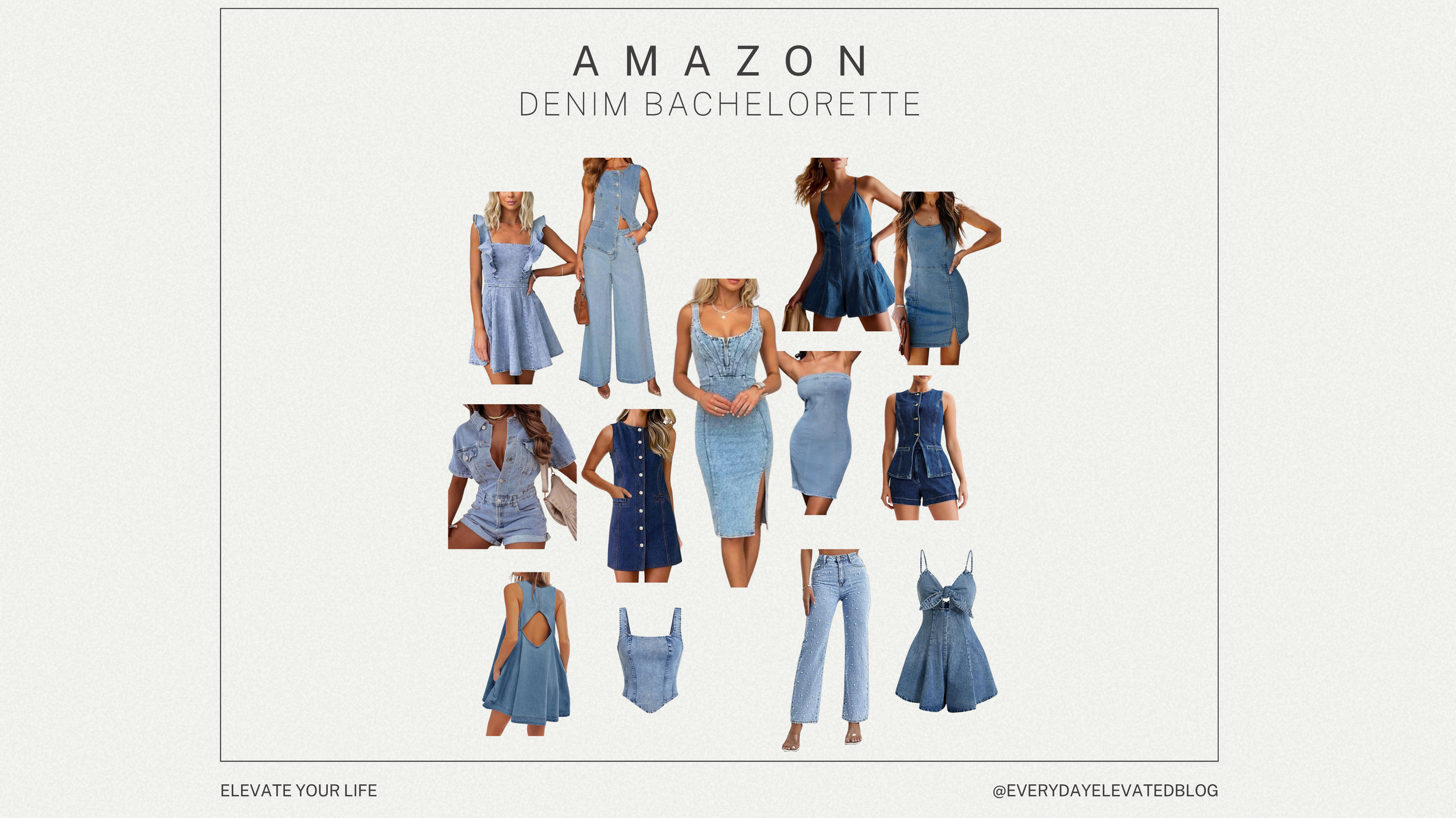 Denim Bachelorette Theme Night Outfit Ideas