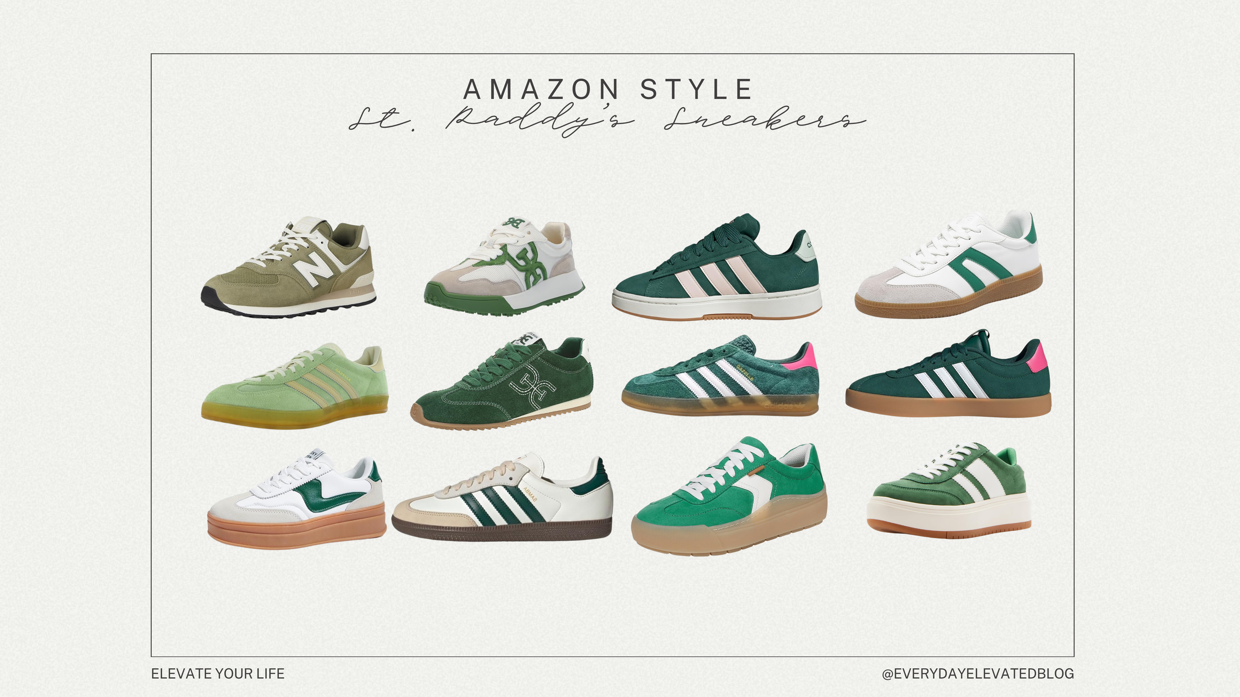  12 St. Paddy’s Day Sneakers That Add the Perfect Pop of Green