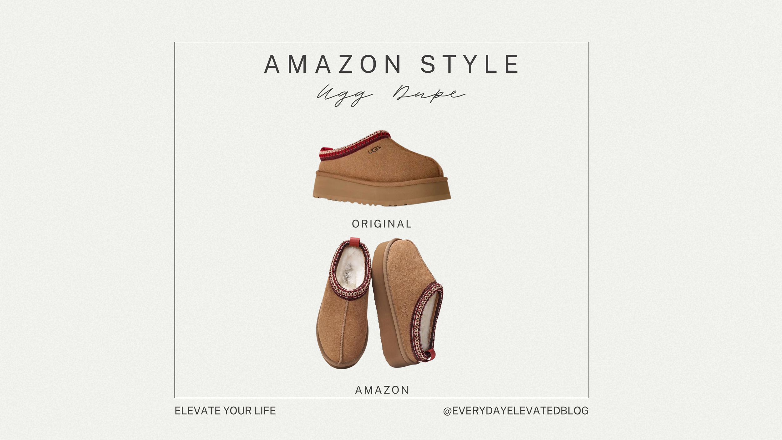 Amazon UGG Tazz II Slipper Dupe That Looks Just Like the Original