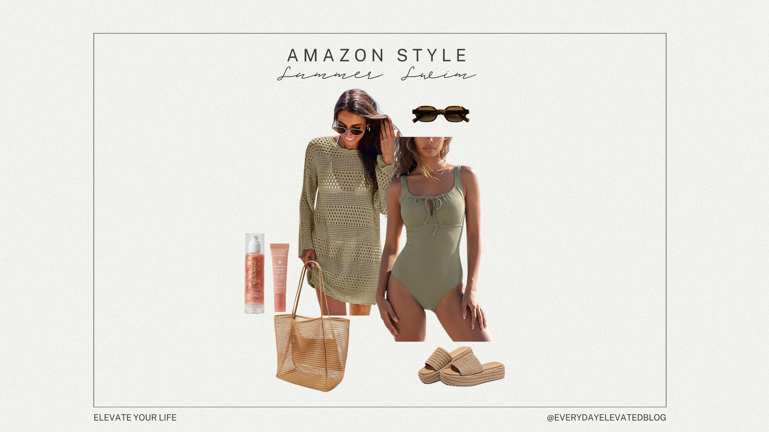 Amazon Summer Swim Outfit That Looks Effortless (and Actually Is)