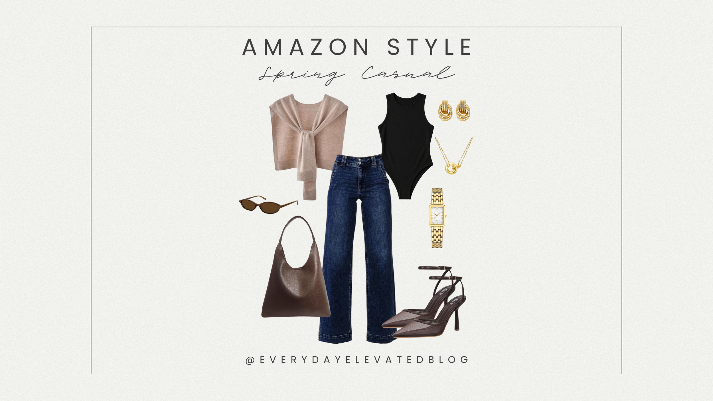 What to Wear with Jeans (Simple Elevated Everyday Outfit)