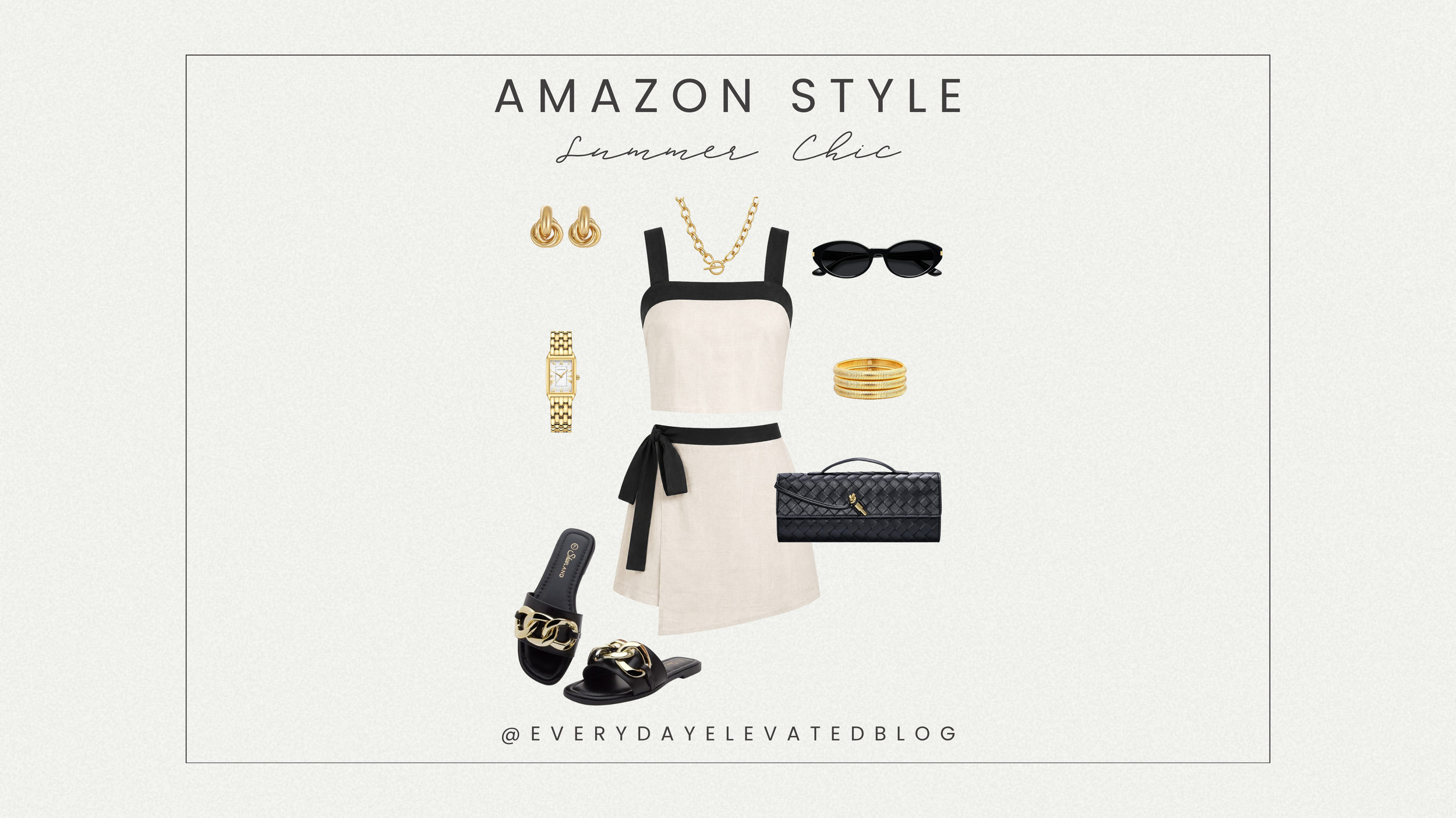 Amazon Summer Chic Linen Set Outfit Idea