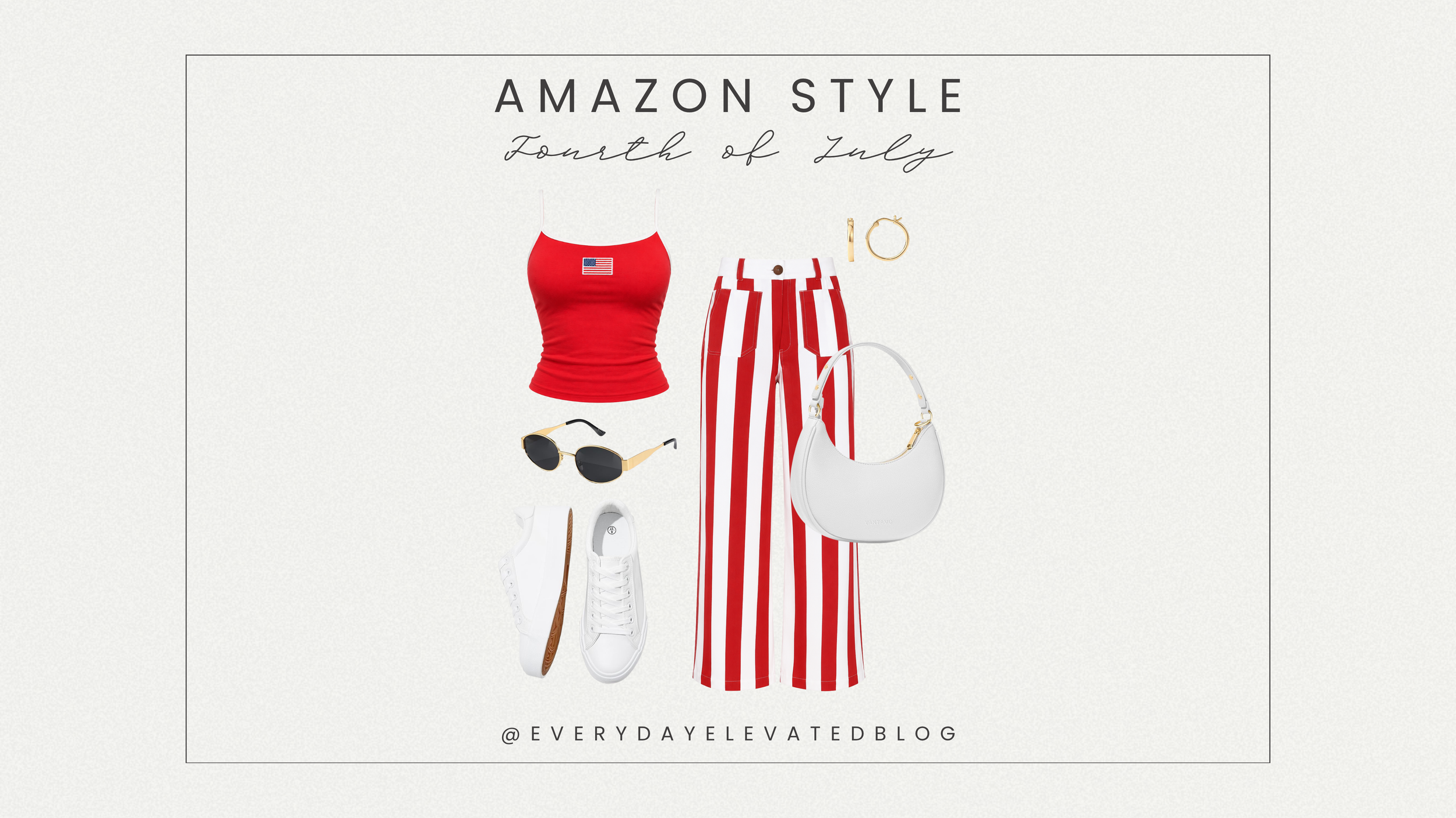 Easy Fourth of July Outfit Idea from Amazon