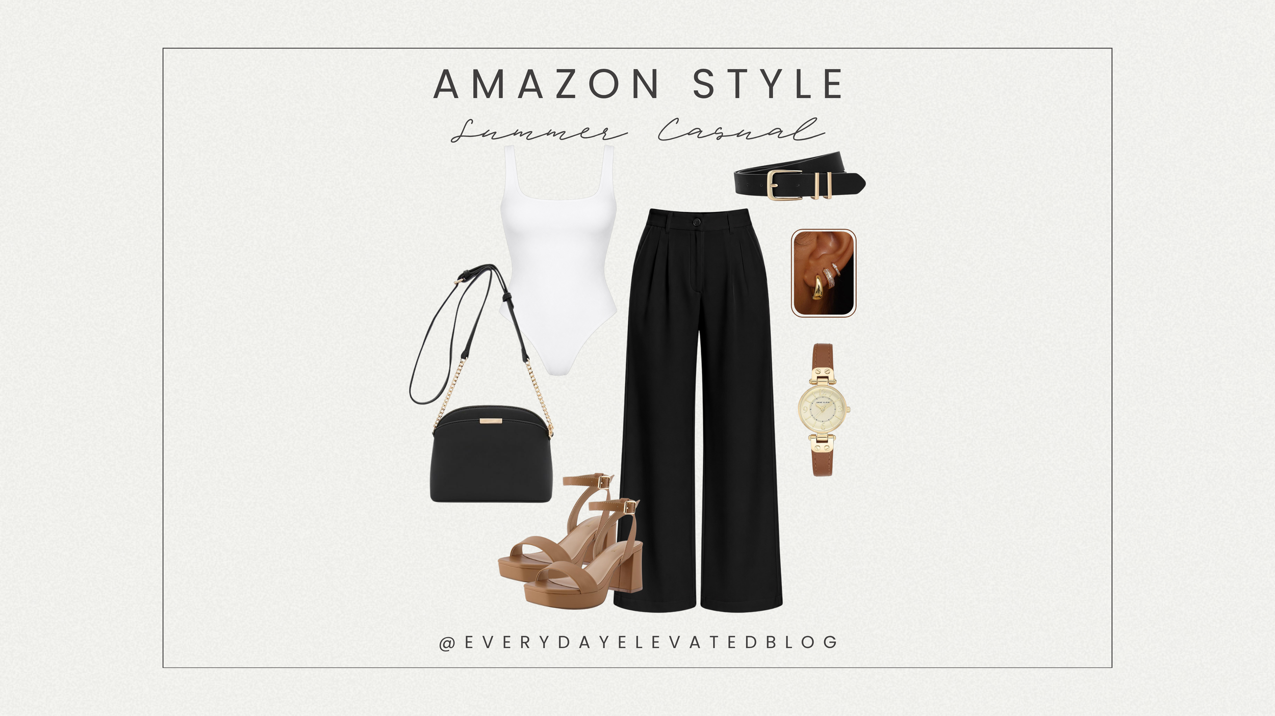 Black Wide Leg Pants Outfit: An Easy Summer Look That Always Looks Polished