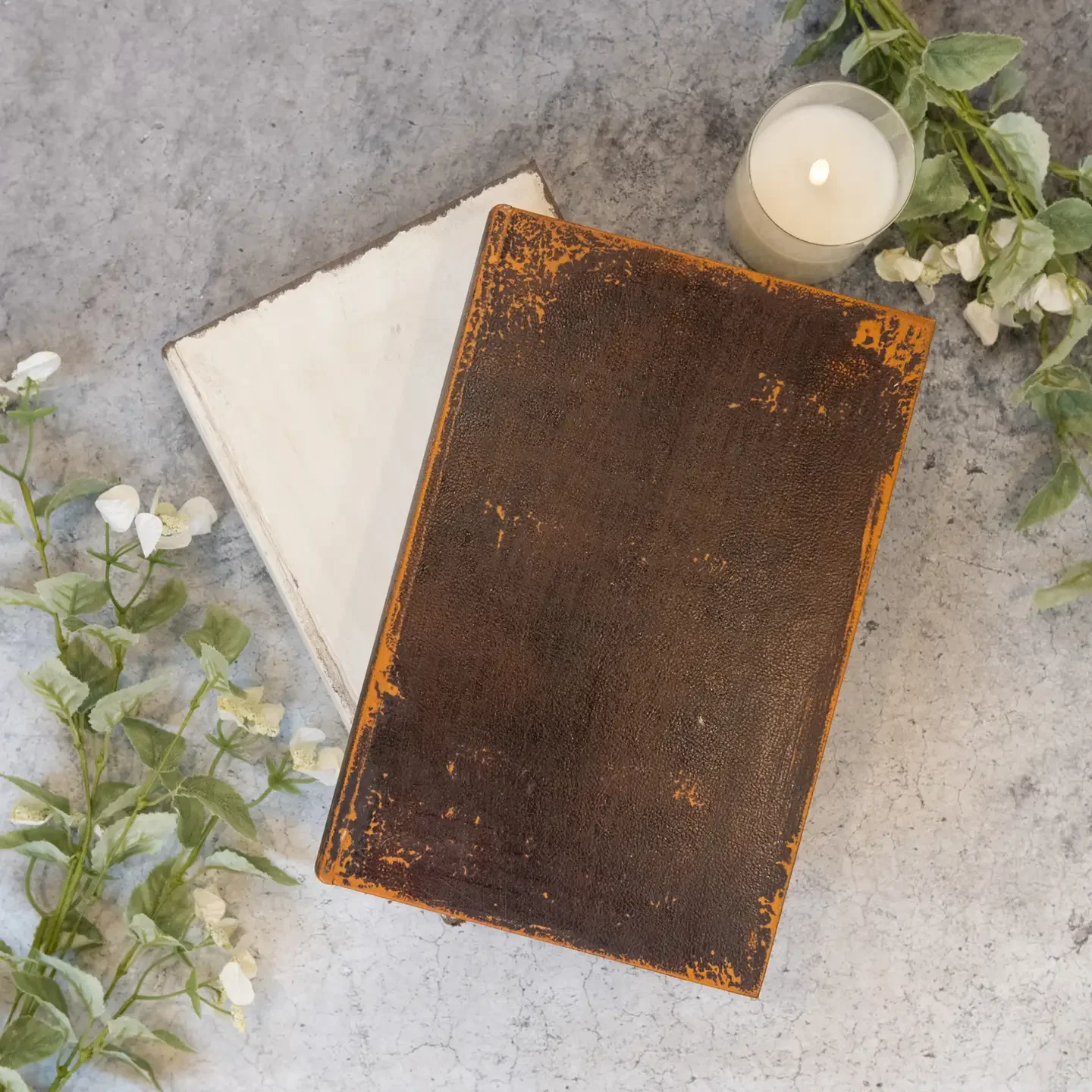 Brown Vintage Book Box