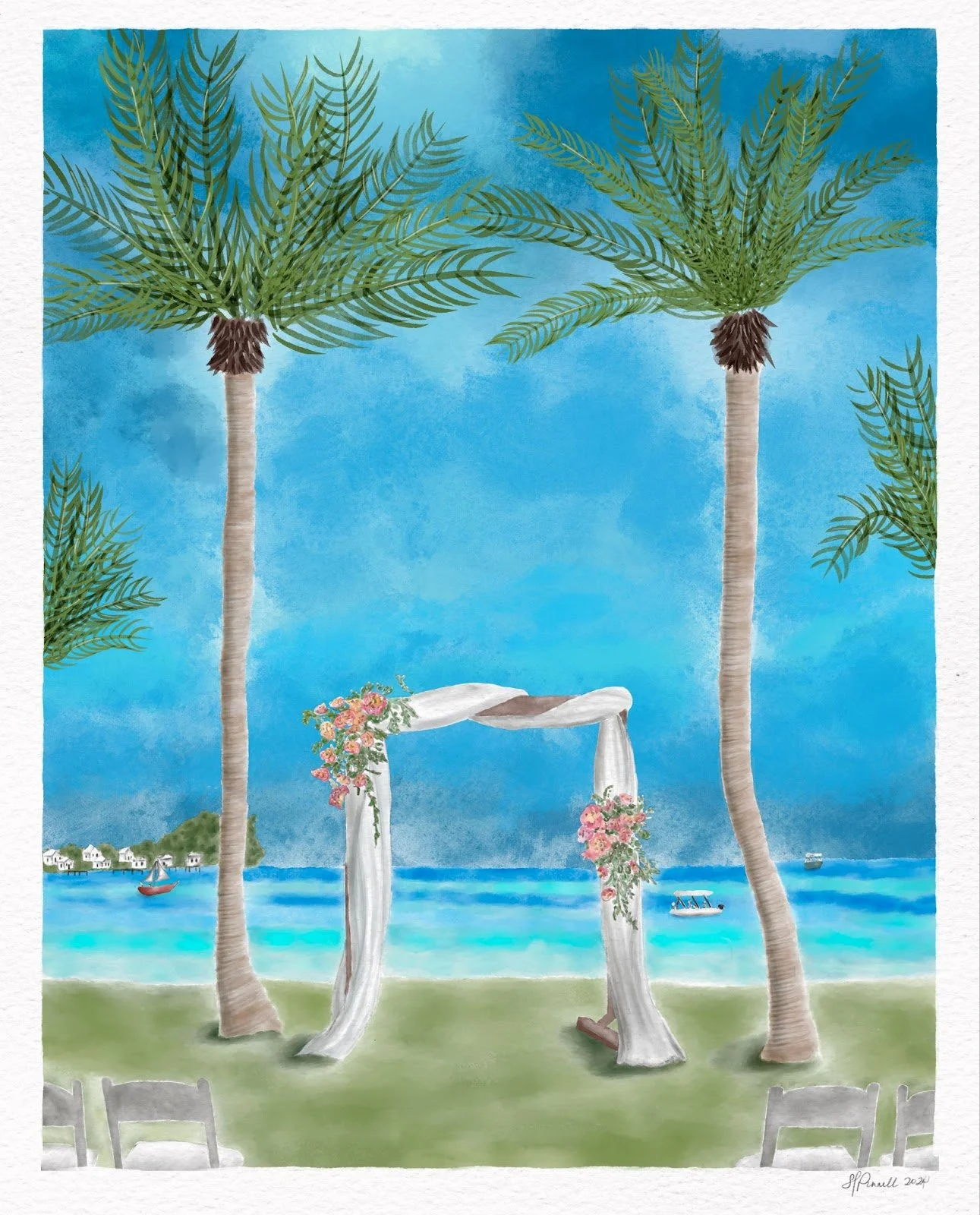 Bemuda Wedding Altar