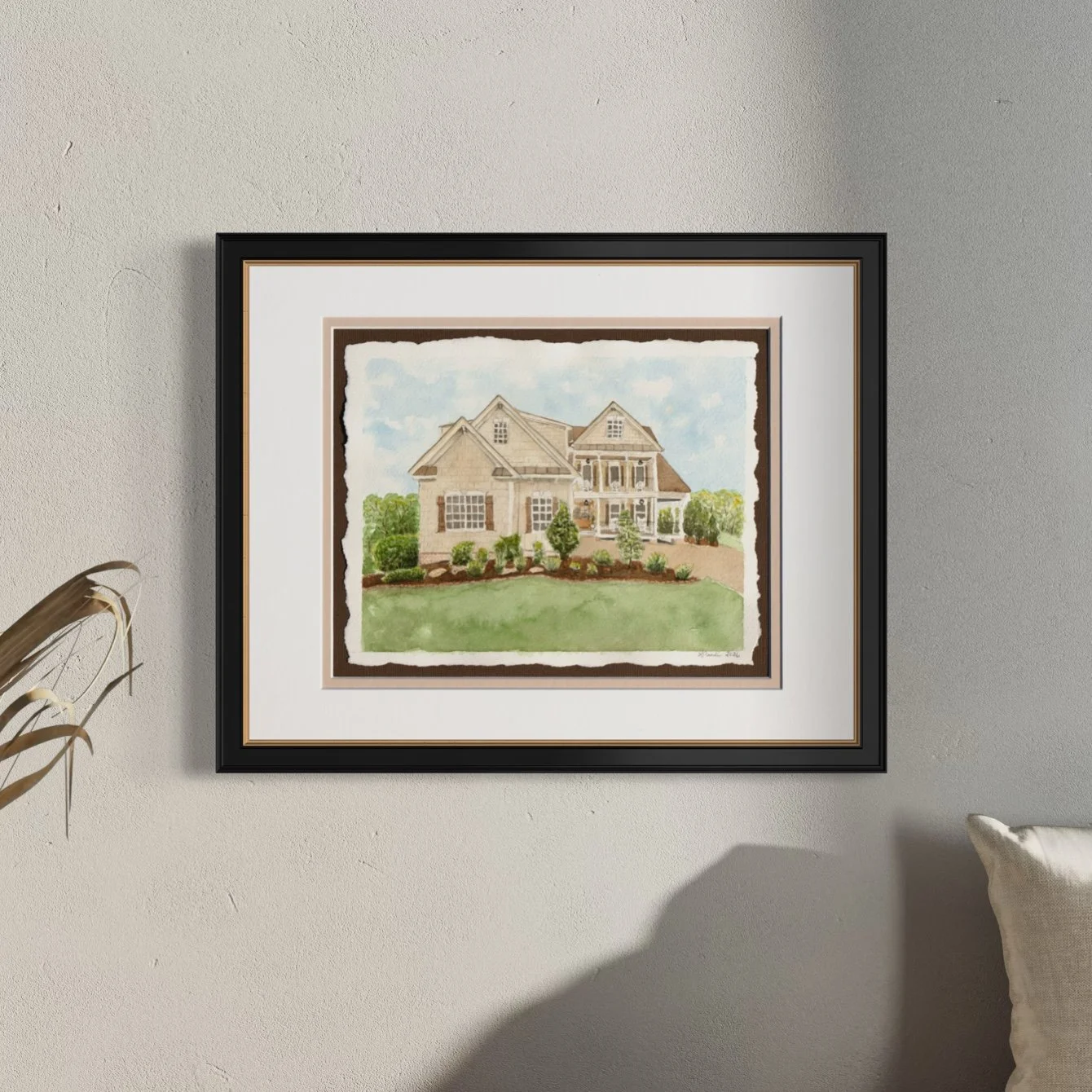 Farmhouse in Watercolor