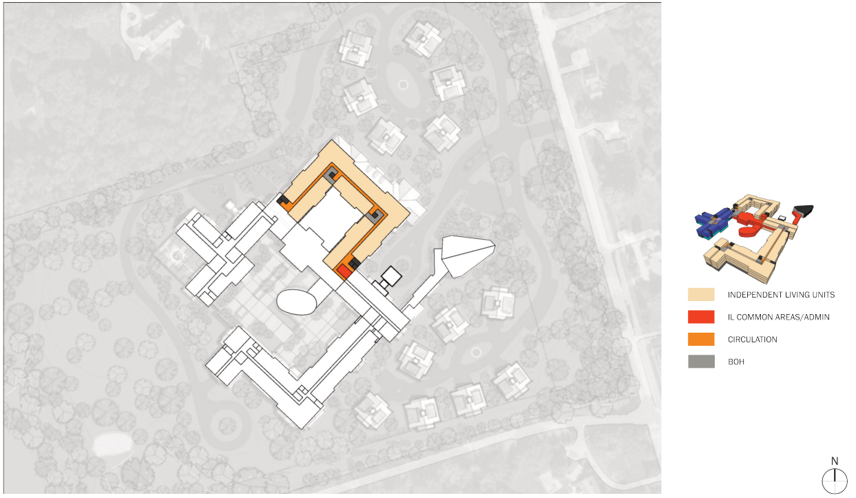 BUILDING LAYOUT, LEVEL (3) THREE, Source: P&Z Pre-application, Plans-05.02.2025, page 11