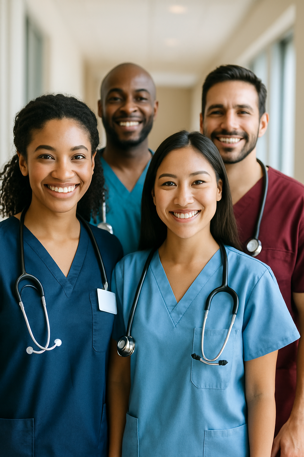 StaffedRight Solutions CNA, LPN, and HHA team — Wichita’s top W-2 healthcare staffing agency supporting nursing homes and skilled care facilities.