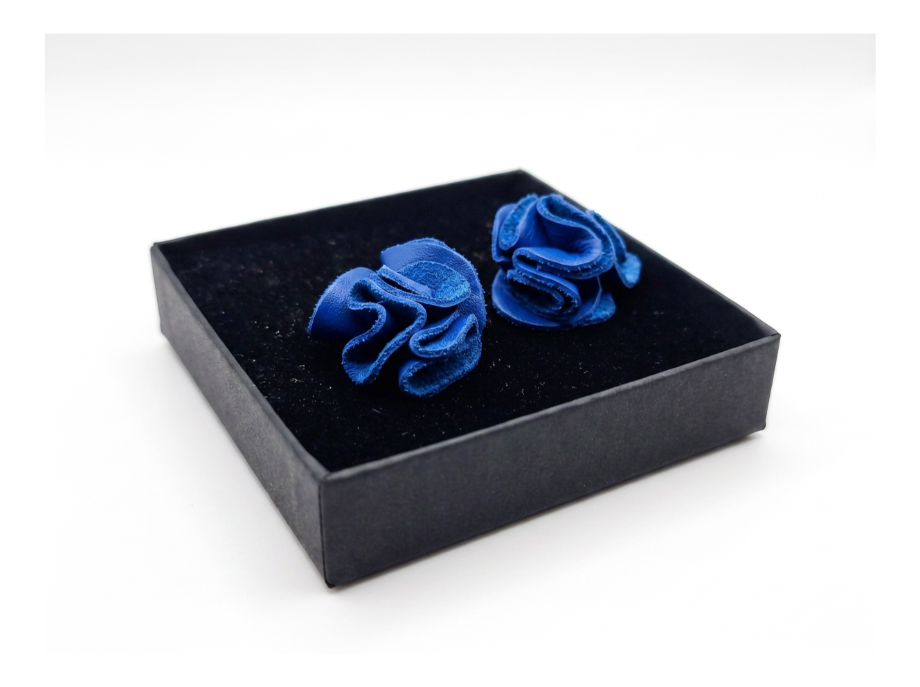 Earrings - Bougainvillea Blue
